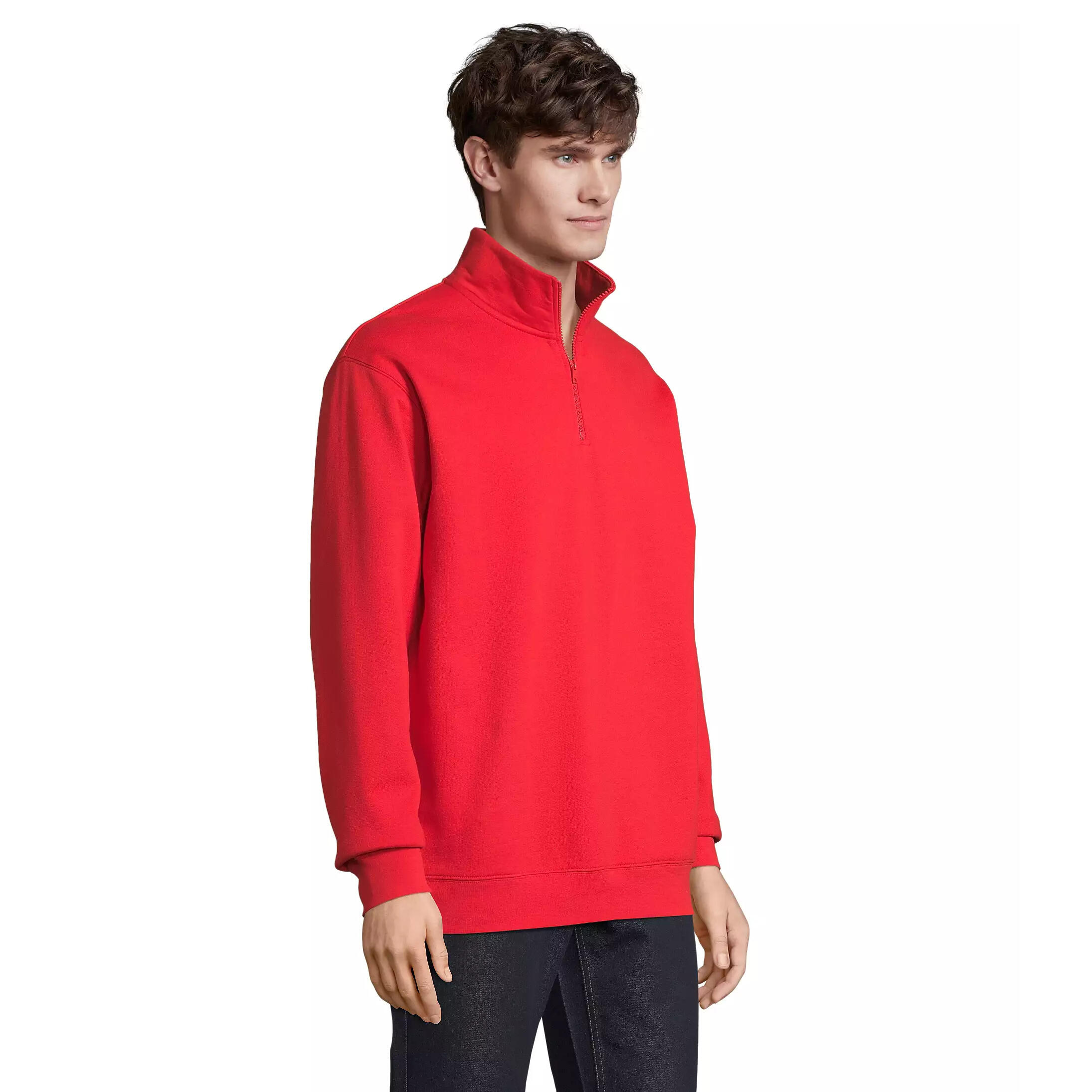 Felpa con zip 1/4 e colletto alto Sol's Conrad 3/3