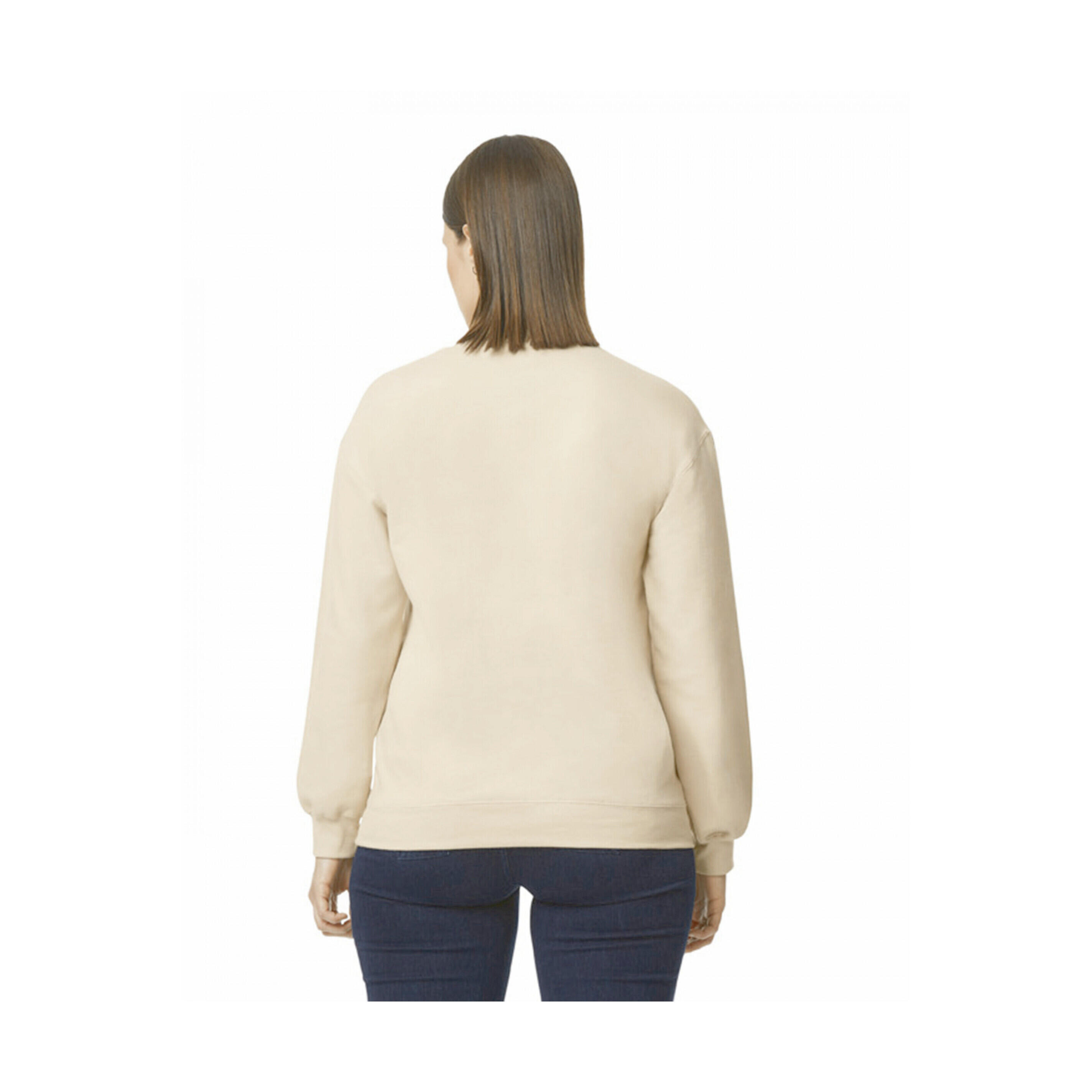 Felpa con scollo rotondo Gildan Midweight Softstyle 2/2