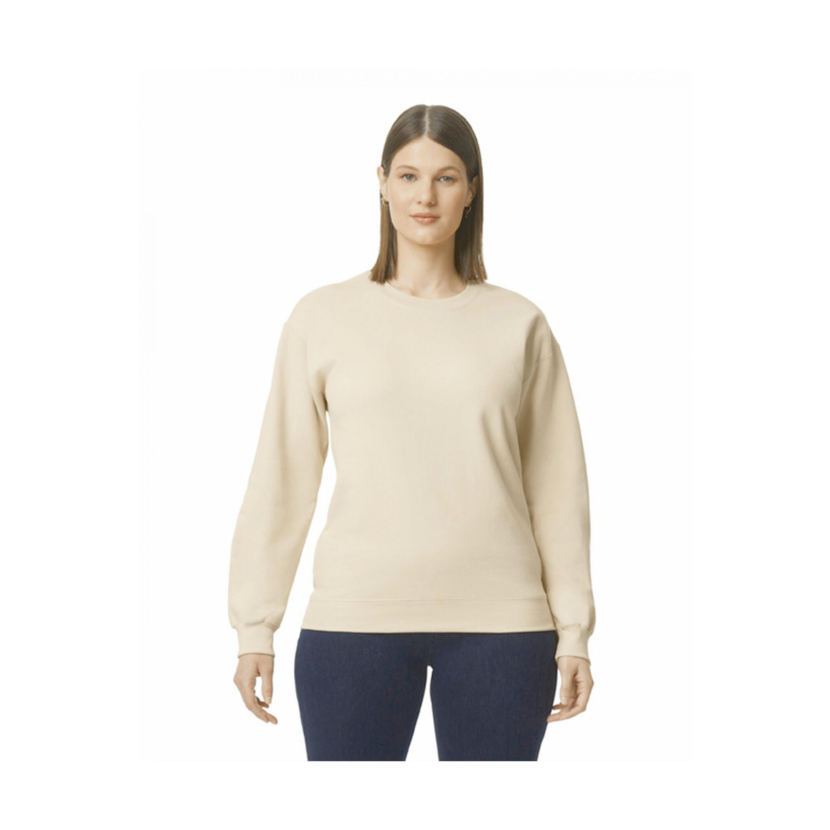 GILDAN Felpa con scollo rotondo Gildan Midweight Softstyle