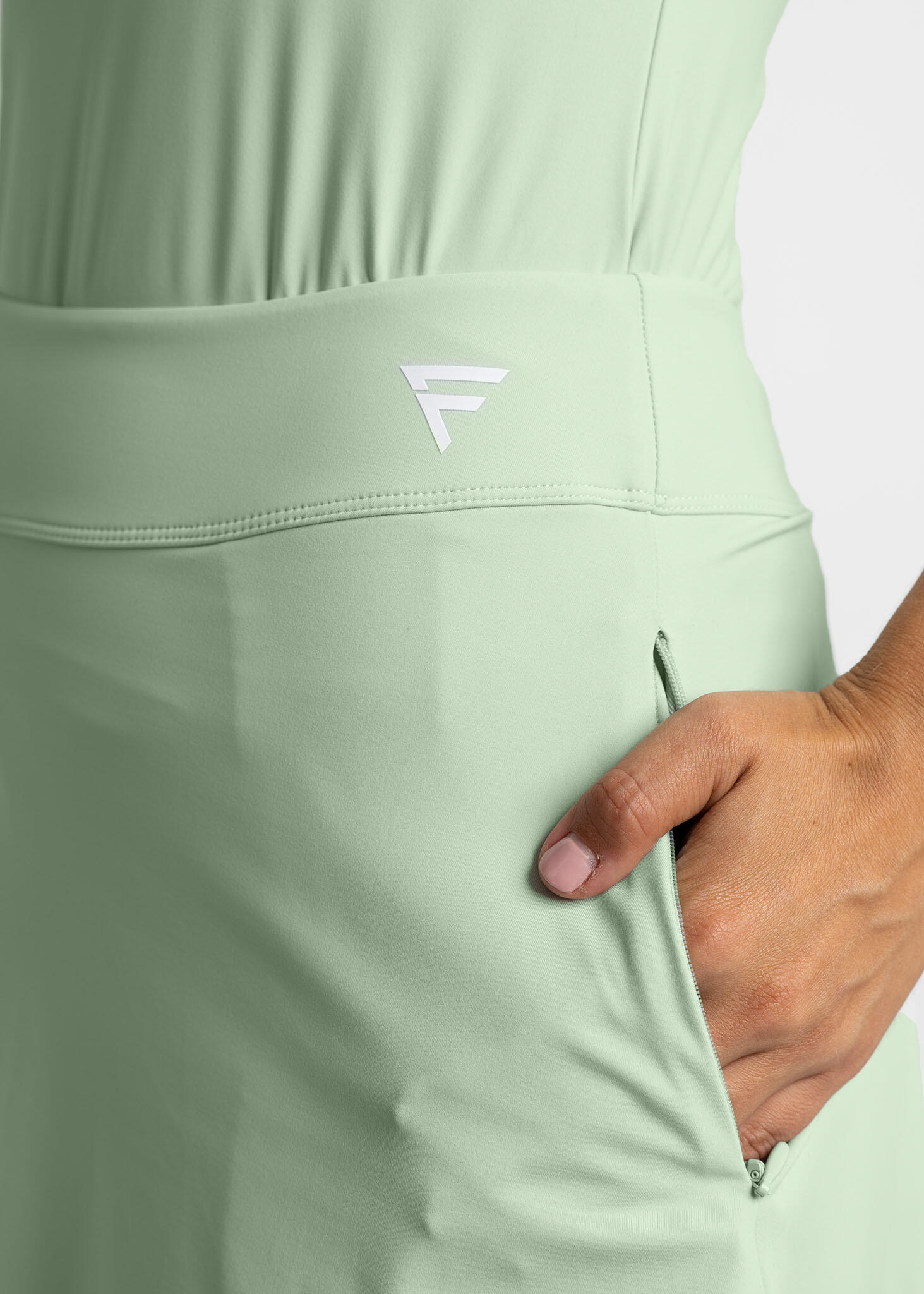 Pebble dames golfrok – Hoge taille, stretch, flatterende performance fit 5/7