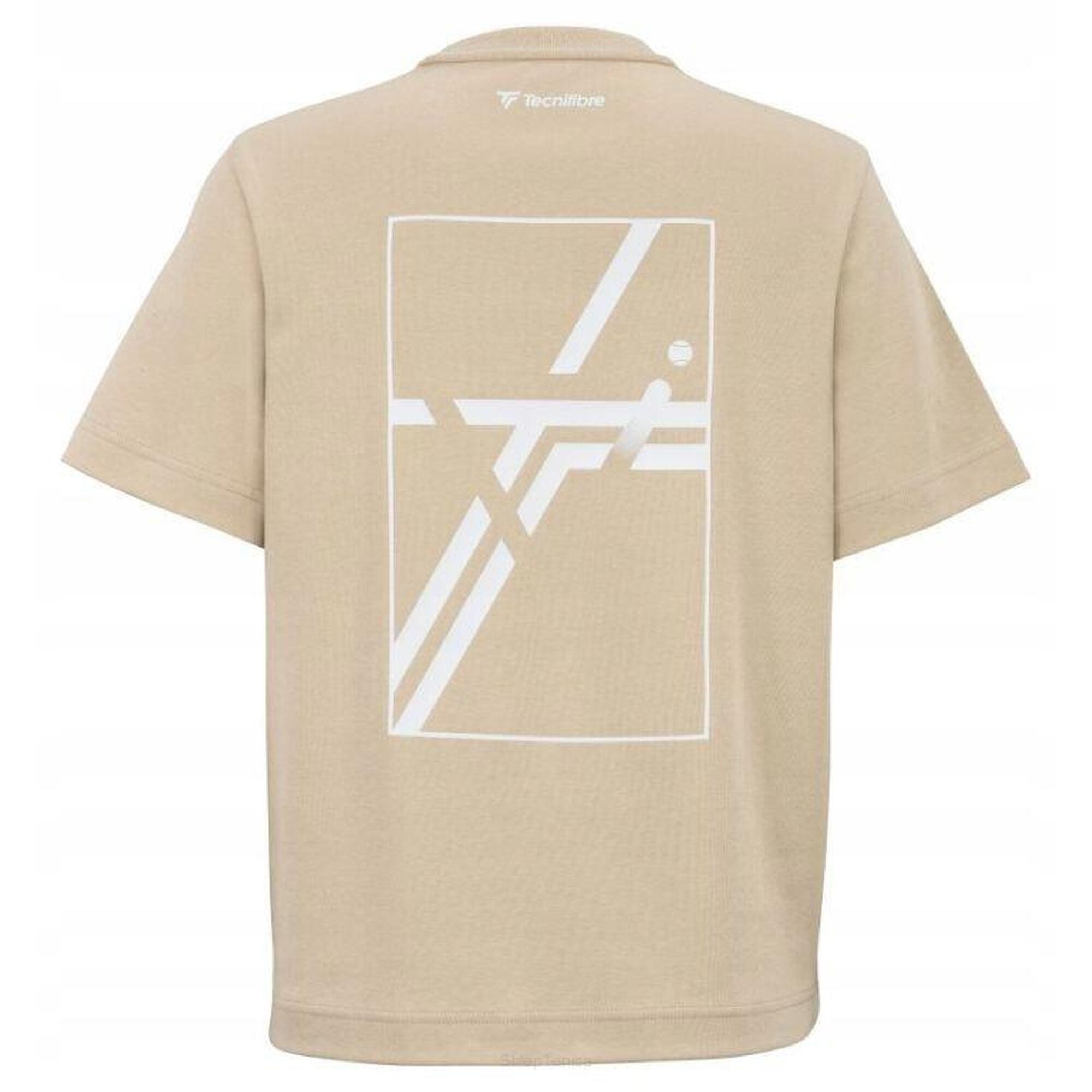 Tricou casual 22wgrasa5 cu mânecă scurtă bej damă