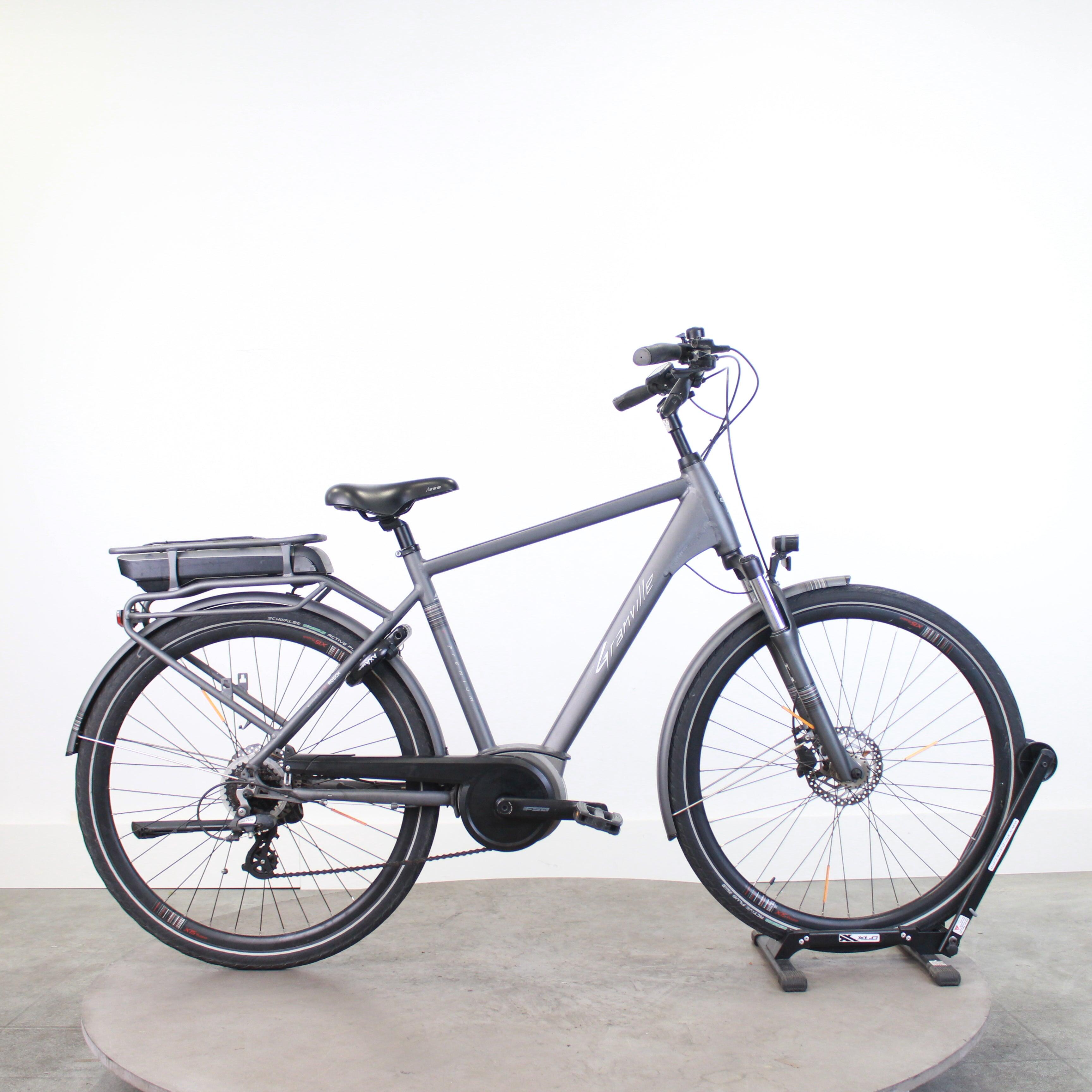 Granville - Reconditionné - Vtc Électrique E Premium - Excellent État - Vélo Tout Chemin - Gris - 40 M - Decathlon