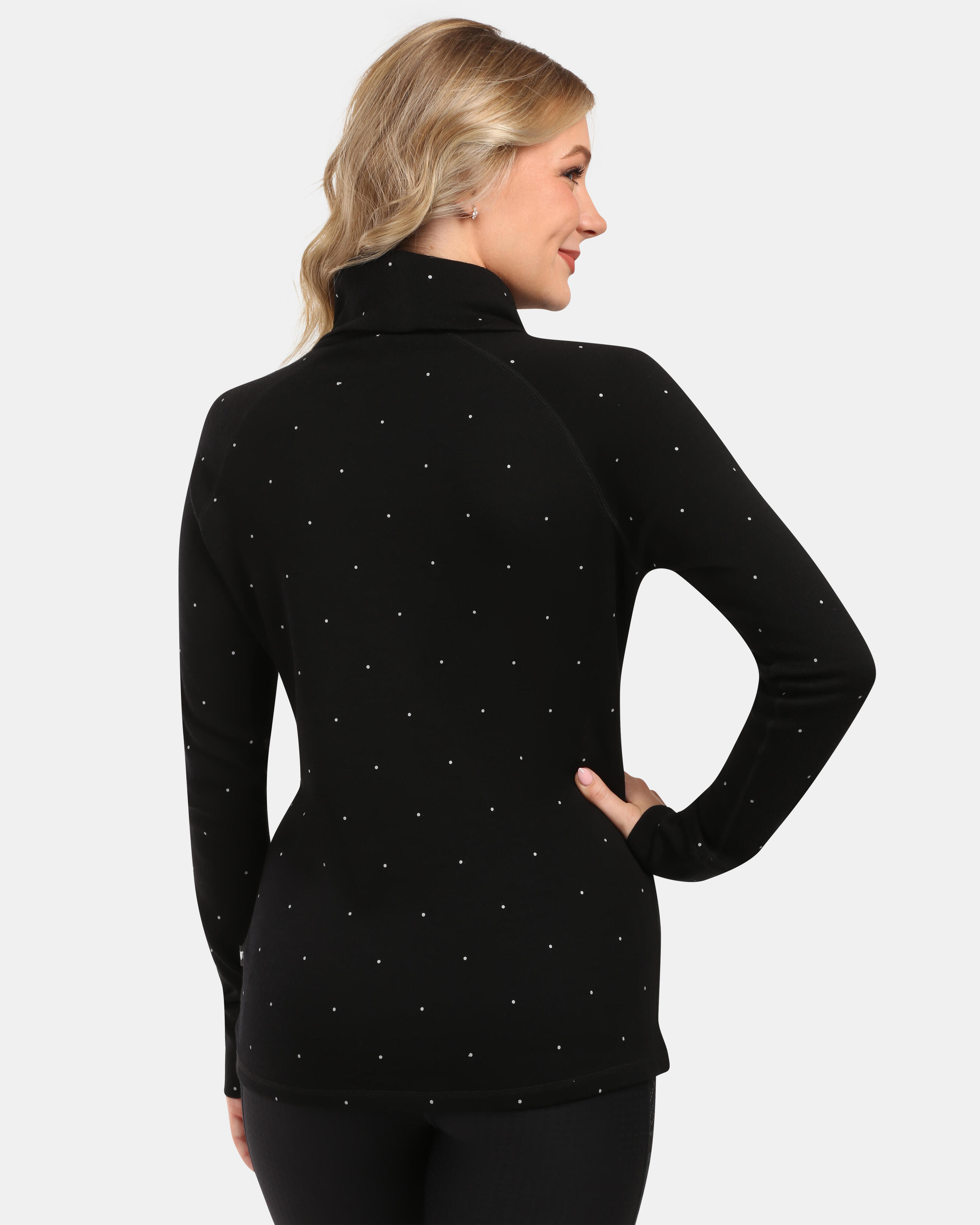 Haut thermique col roulé en laine mérinos pour femme Kilpi JANNU-W 3/6
