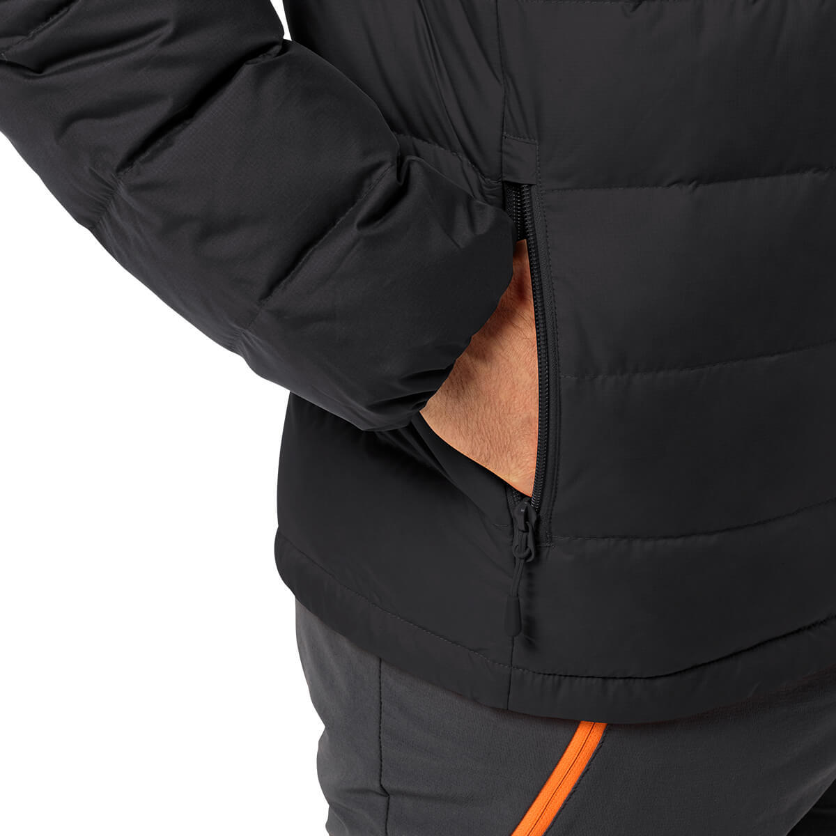 Pánská péřová bunda Jack Wolfskin Ather - černá - L 4/6