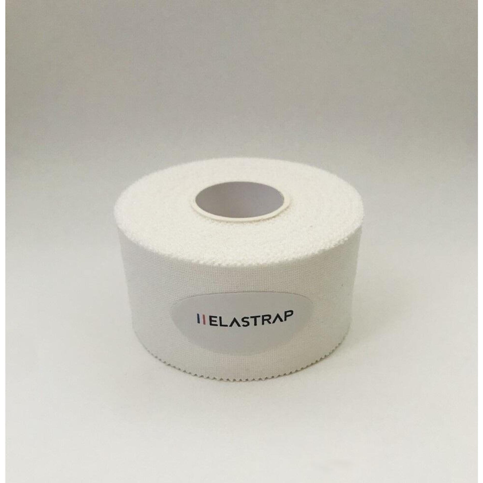 Elastrap - Rouleau Bande Médicale De Contention Rigide Adhésive De Strapping Strap Sport - Maintien Compressif - Blanc - Taille Unique - Decathlon