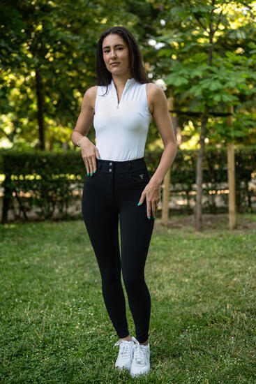 Pantaloni da golf donna Raven – Stretch vita alta fit performance