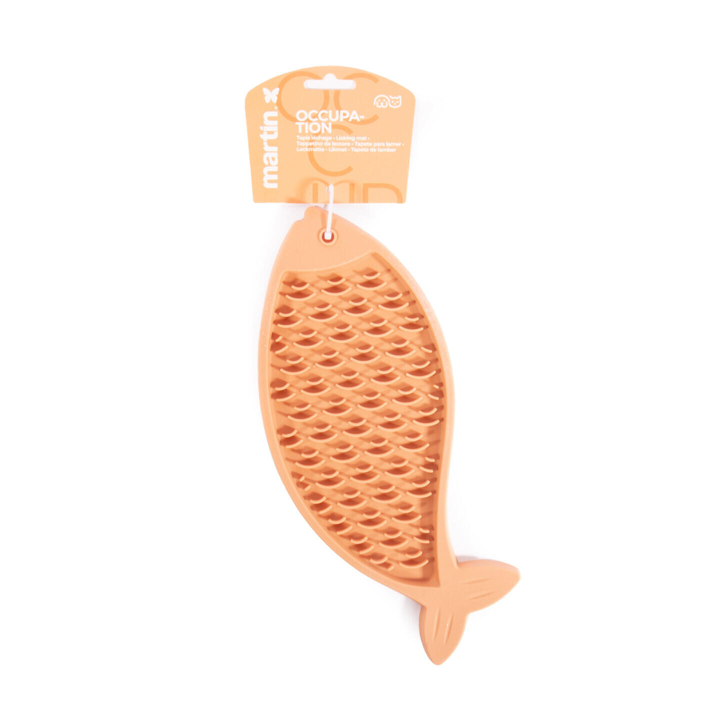Tapis de léchage poisson silicone Martin Sellier 3/4