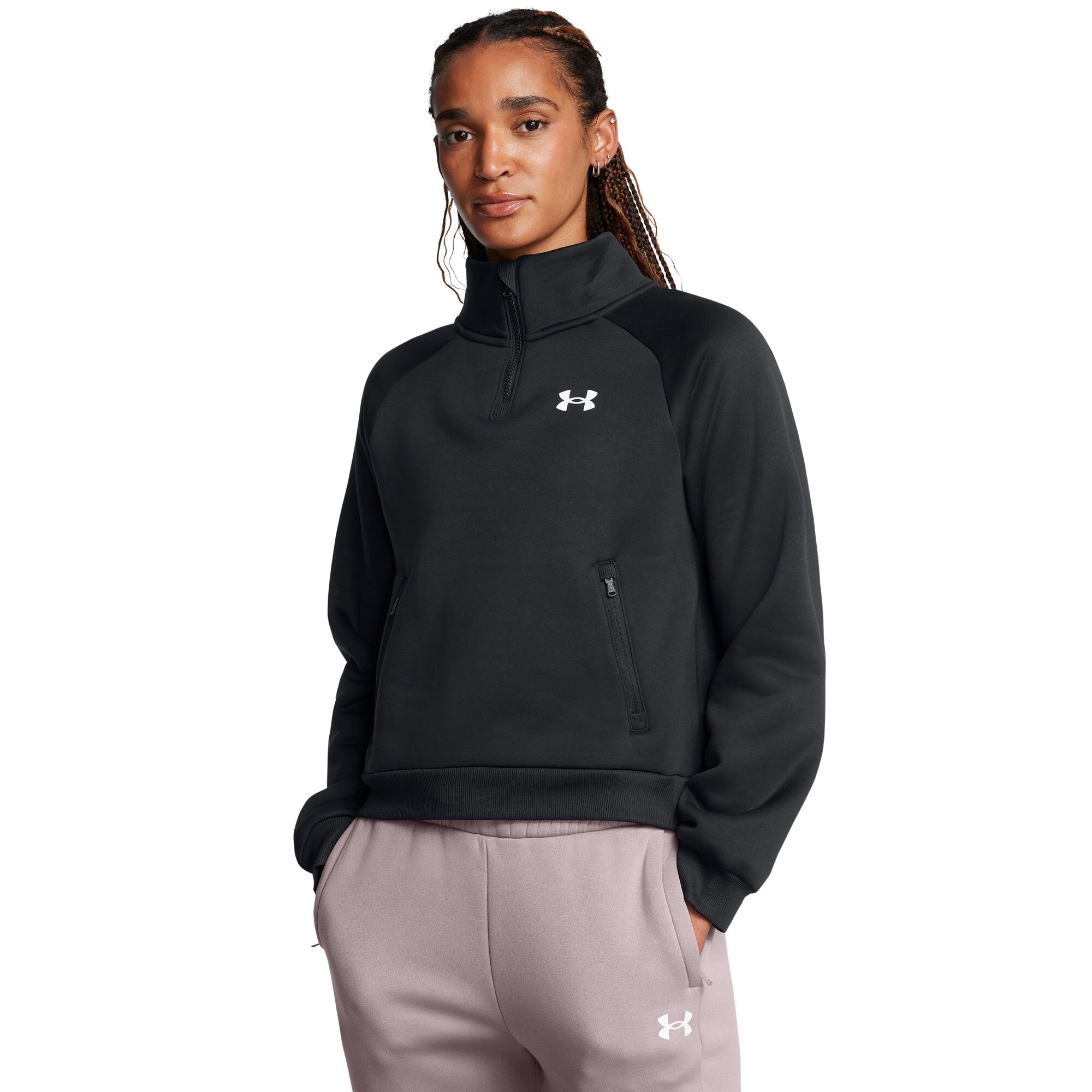 Haut d'entraînement 1/2 zip femme Under Armour Fleece® Pro 2/3