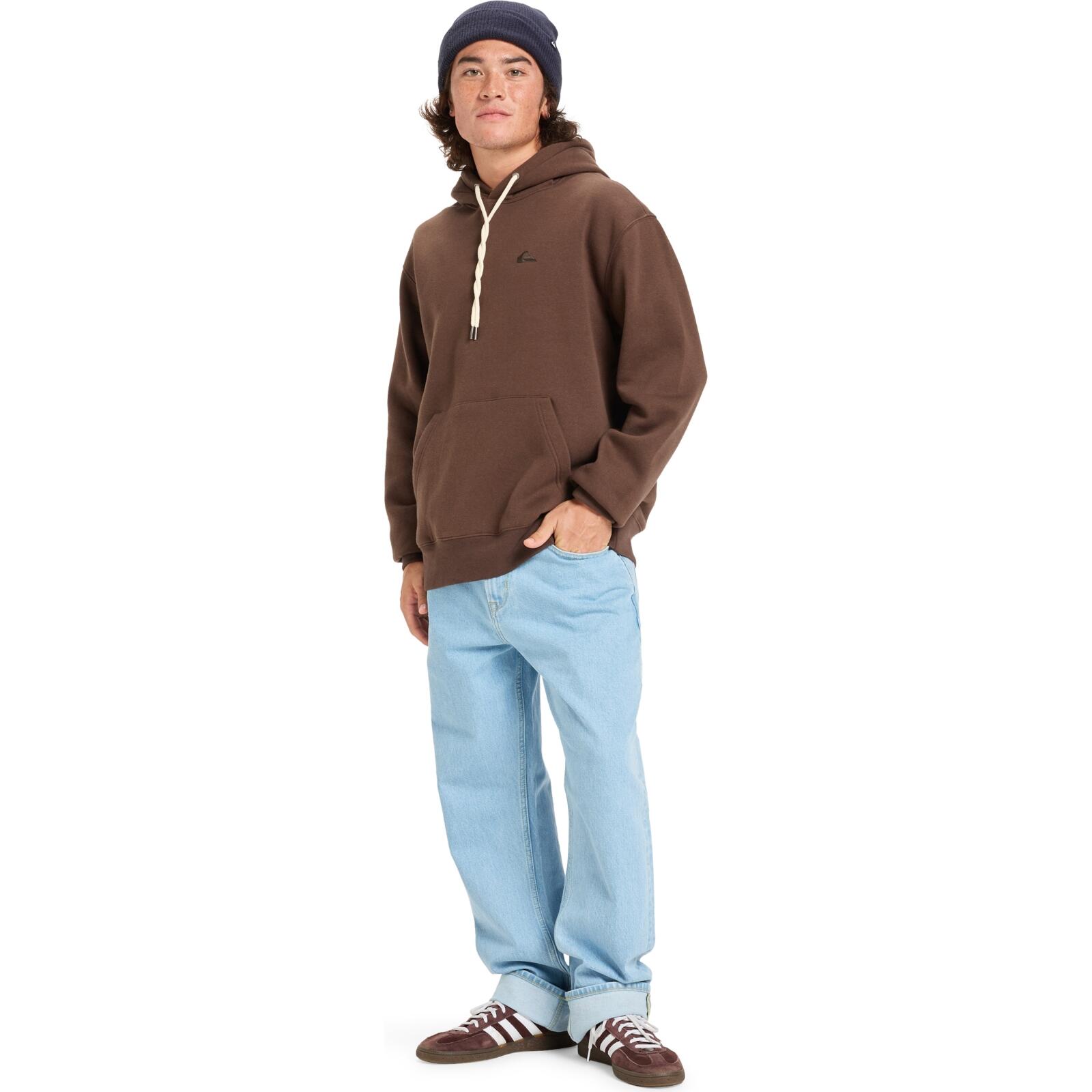 Sweatshirt Quiksilver modelo EQYFT05159-CHOCOLATE para homem 4/7