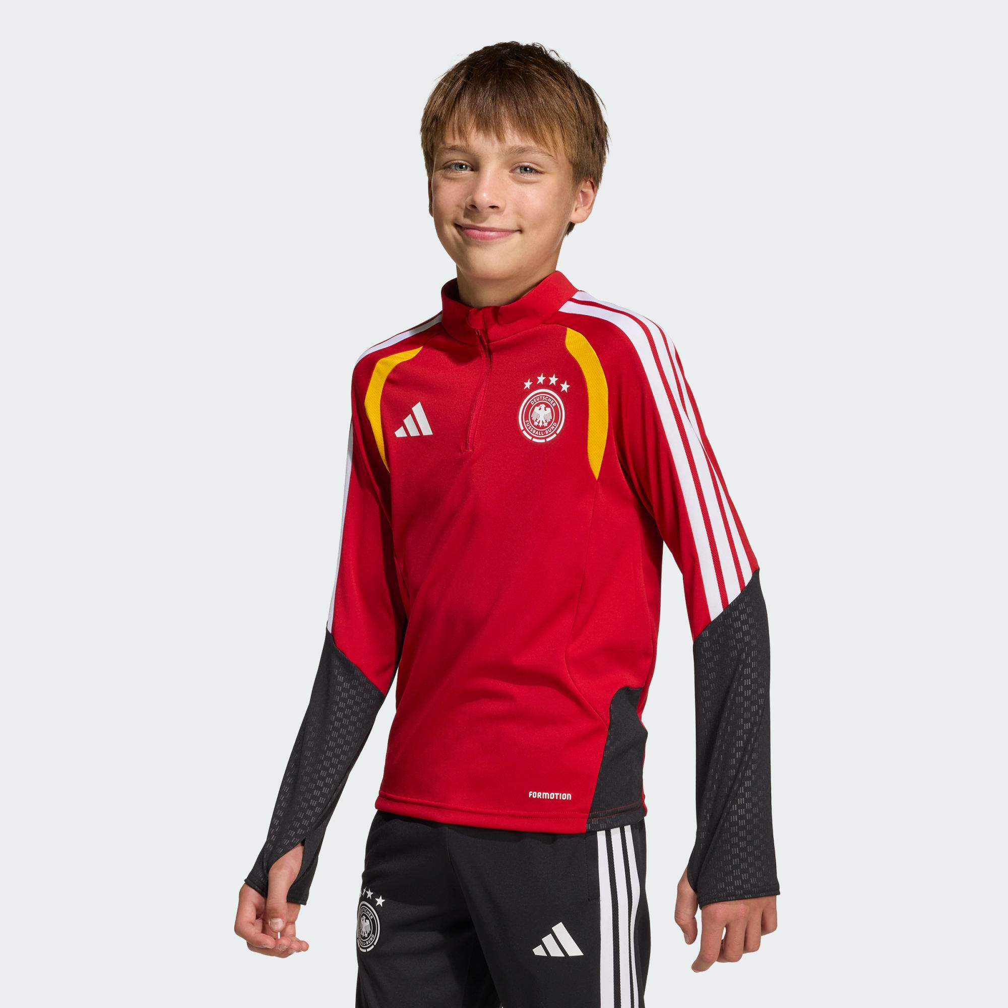 Adidas - Haut D’entraînement Allemagne 26 Tiro Enfants - Survêtement - Rouge - 7-8 Ans - Decathlon
