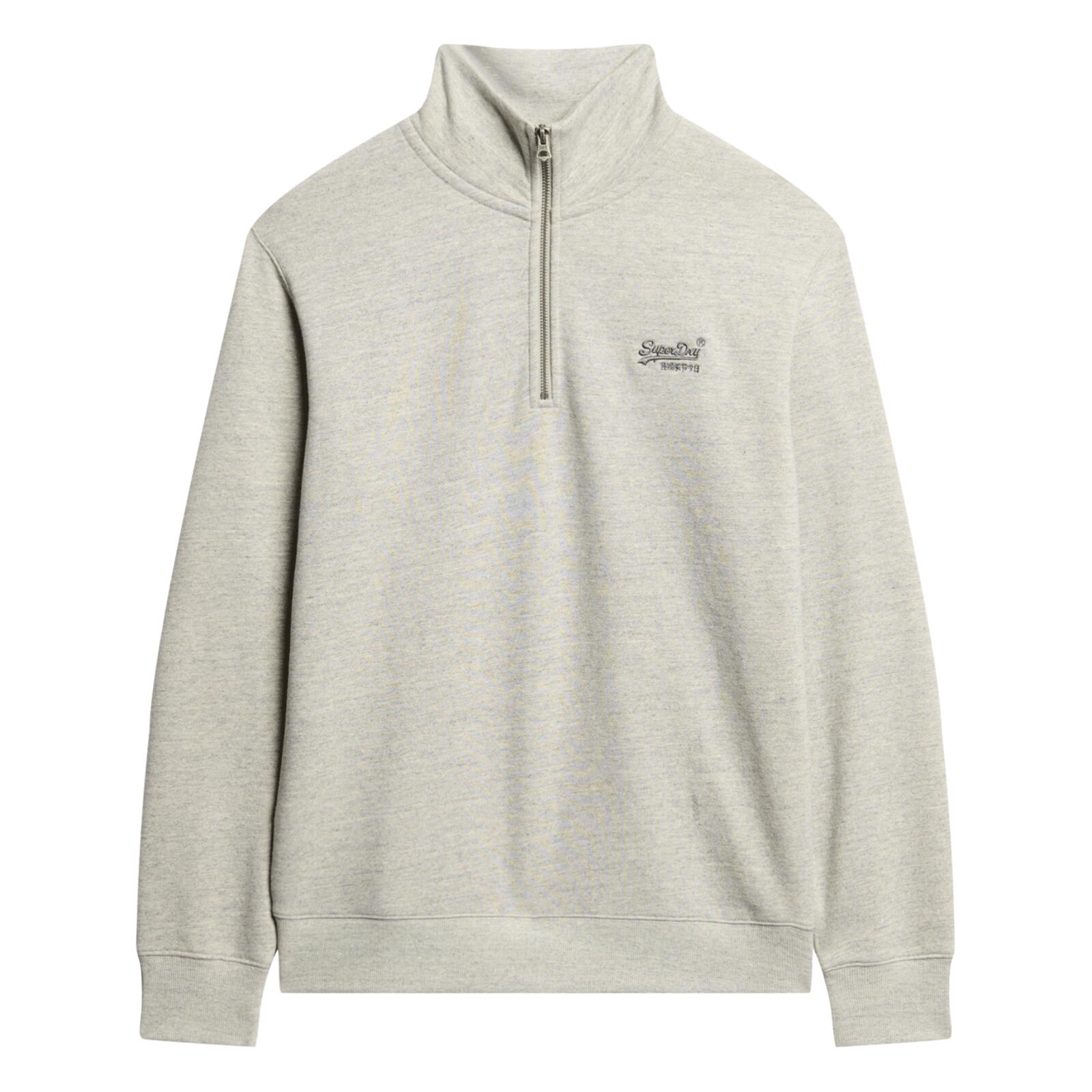 Sweatshirt à col zippé Superdry Essential Logo Henley 3/5