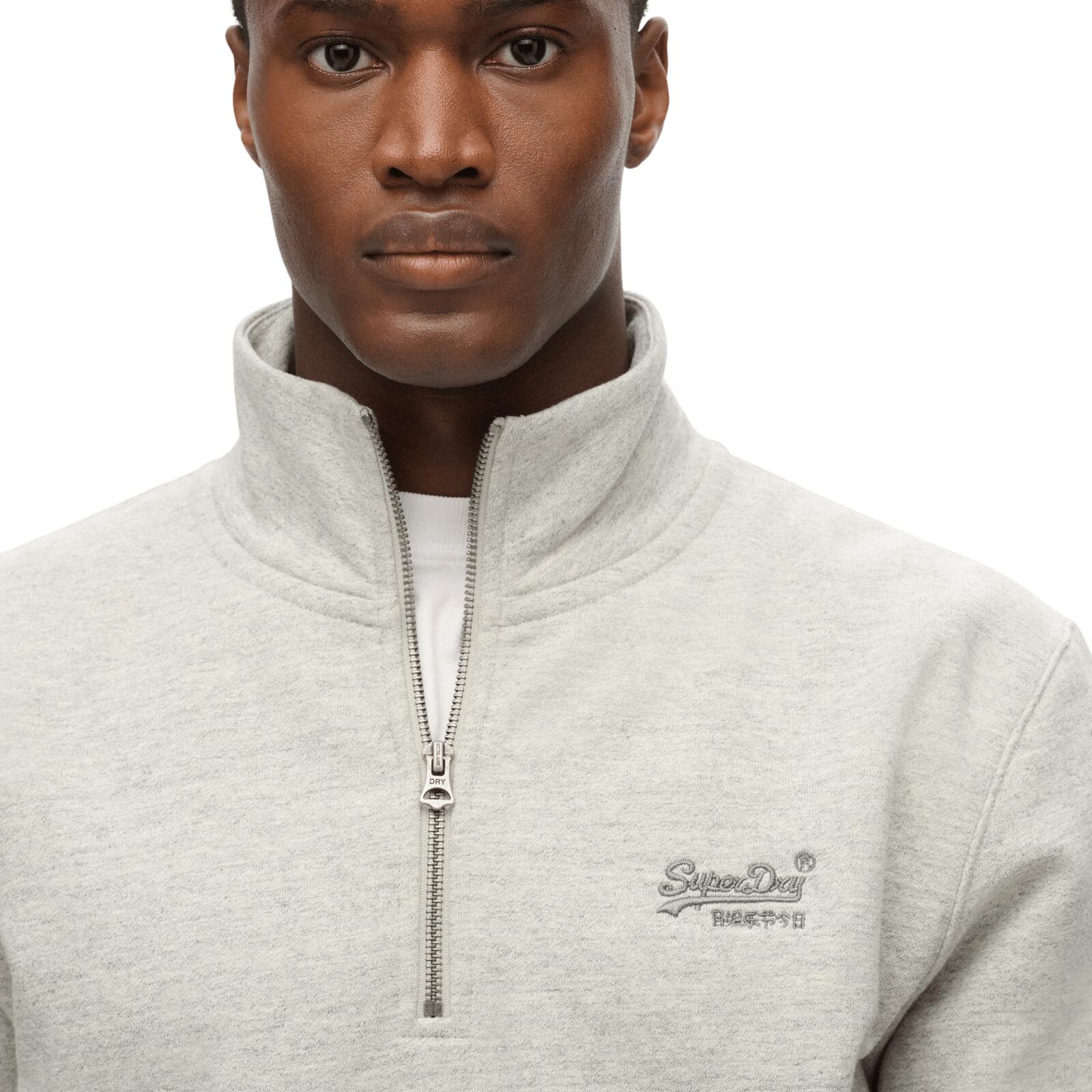 Sweatshirt à col zippé Superdry Essential Logo Henley 2/5