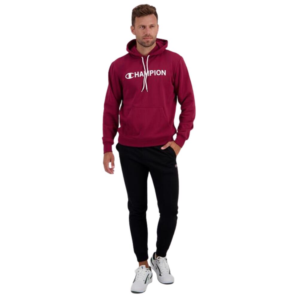 CHAMPION 221647 RS525 Vermelho – Camisola com capuz para homem e gráfico no peit 2/4