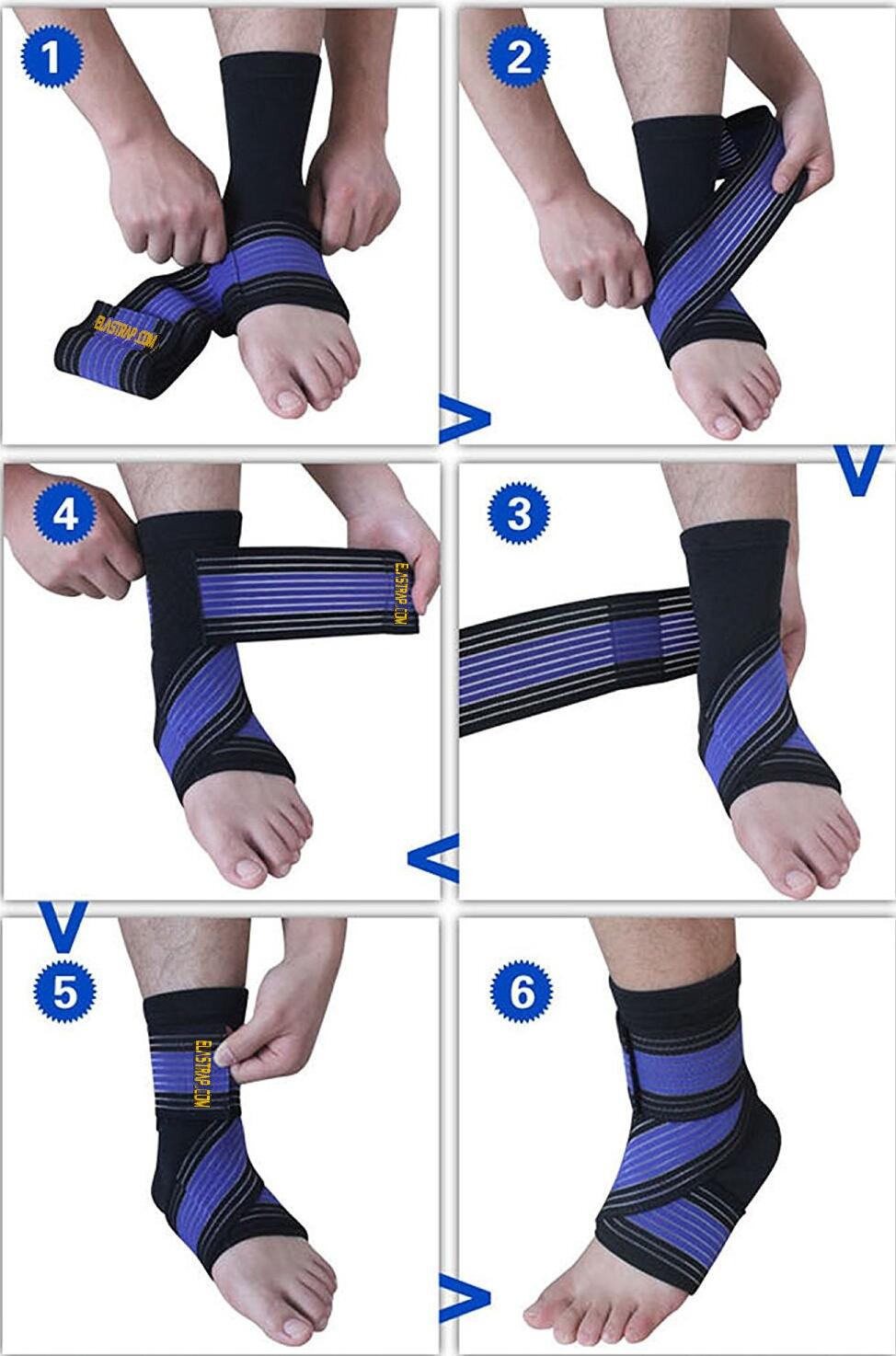 Fascia sportiva caviglia: protezione, distorsione, stabilizzazione, compressione 5/7