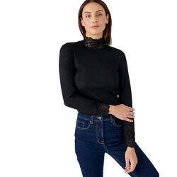 T-shirt manches longues fine côte thermolactyl femme Damart