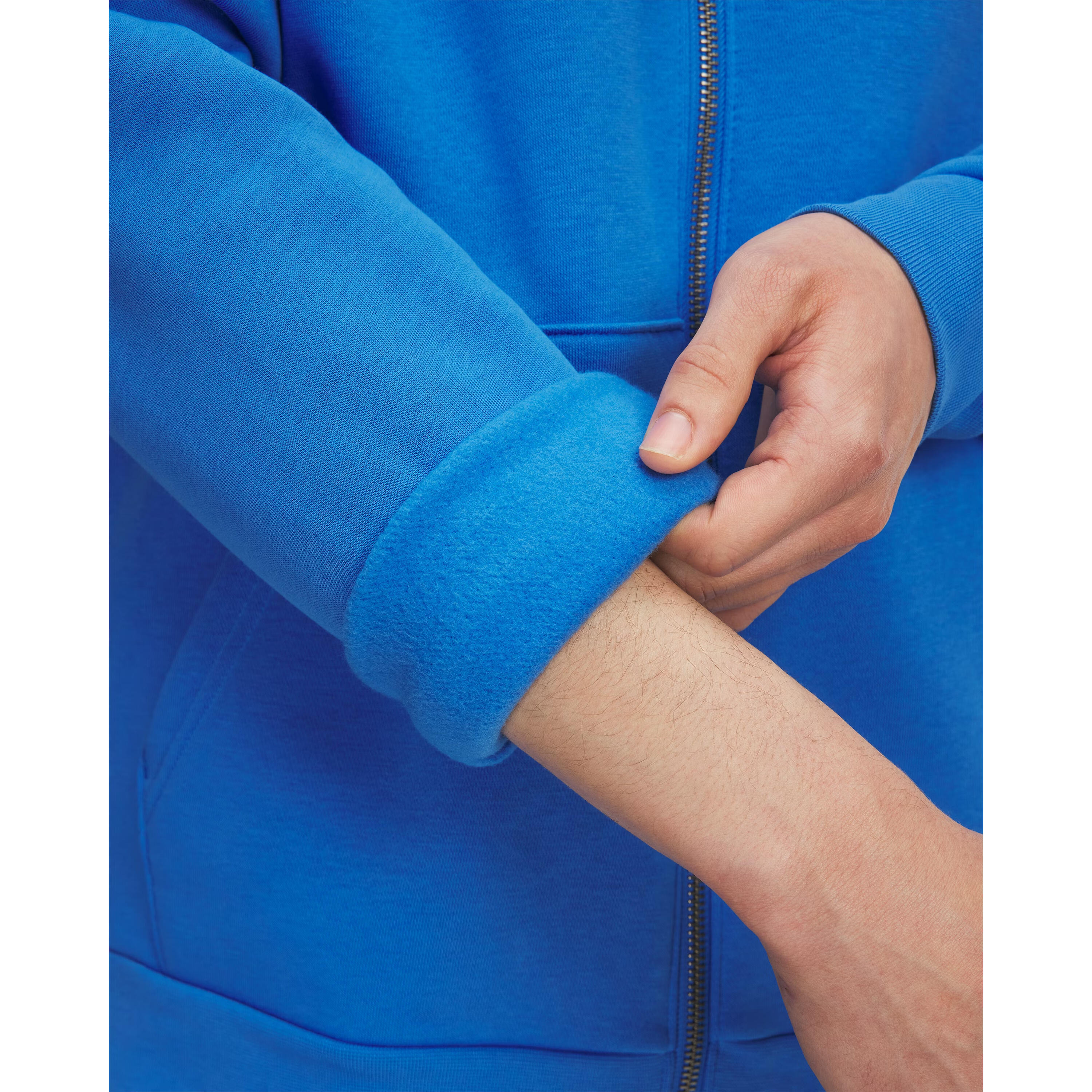 Hooded sweatshirt met rits Under Armour Icon Fleece 3/3