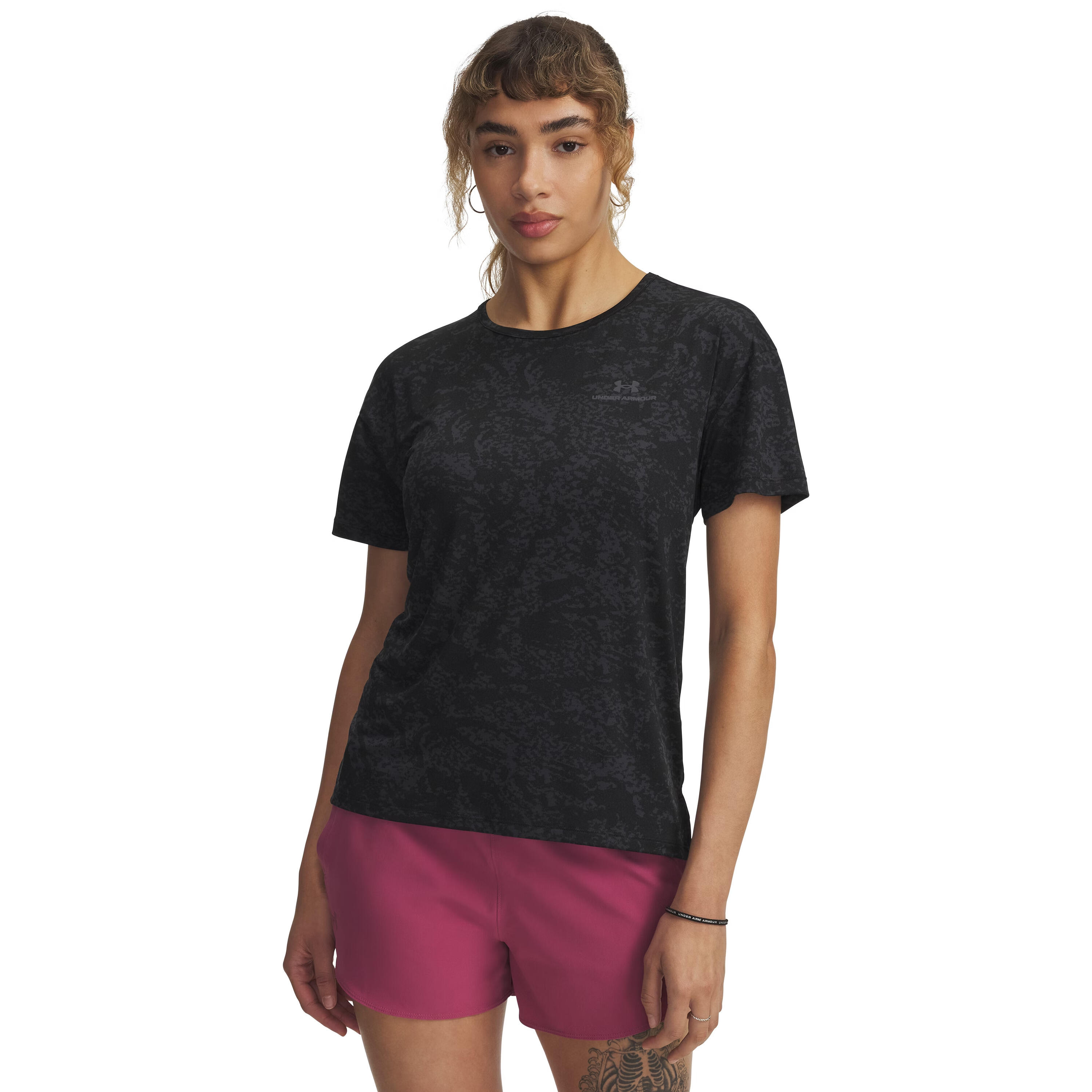 Under Armour - Maillot Imprimé Femme Under Armour Vanish Energy 2.0 - Maillot Manches Courtes - Noir - Decathlon