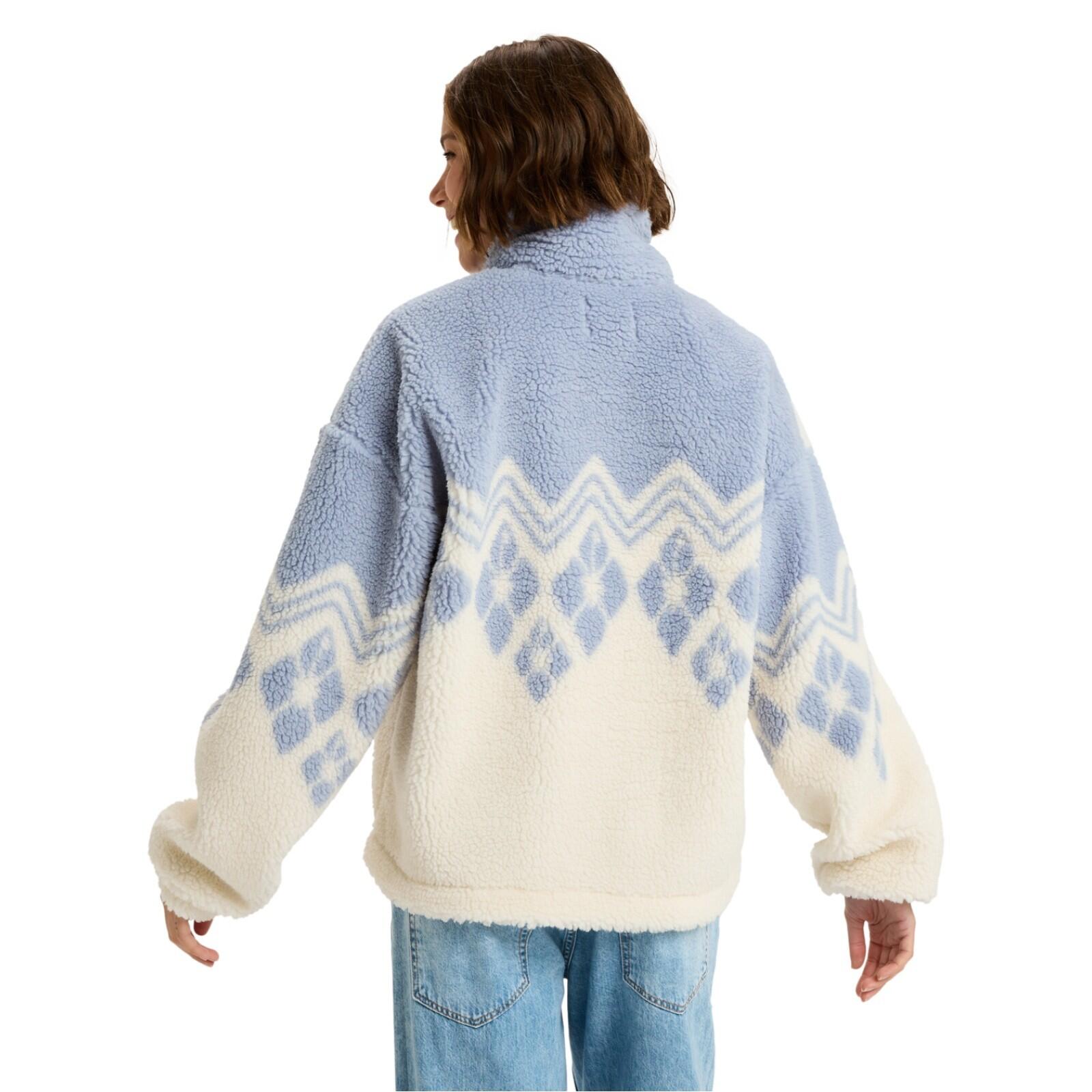 Fleece mit Reißverschlusskragen MOUNTAIN STORY Weiss Dames 5/5