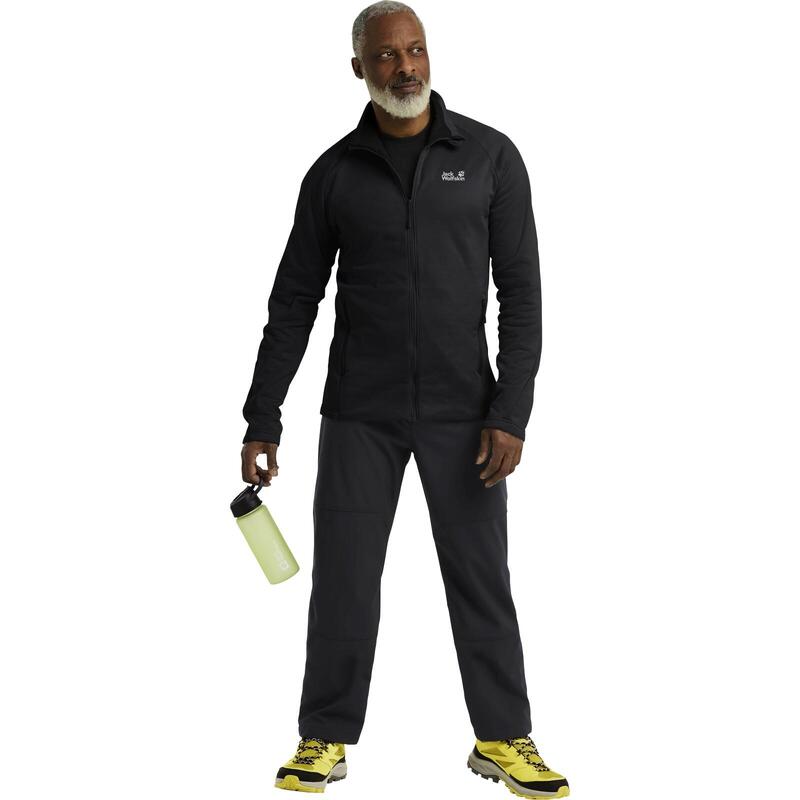 Bluza de drumeție pentru bărbați Jack Wolfskin Peak District cu fermoar complet