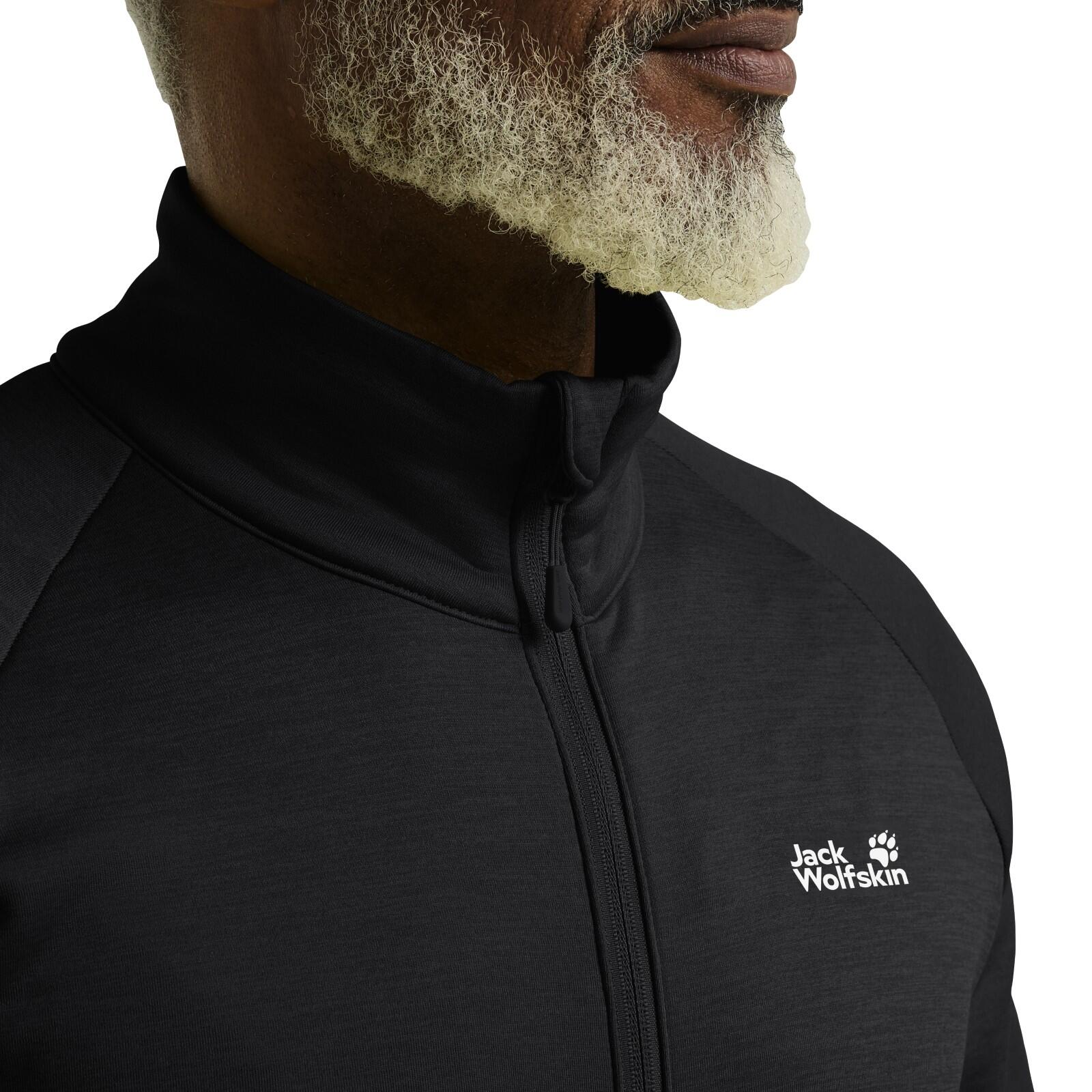 Veste de trekking homme Jack Wolfskin Peak District zippée intégralement 6/7