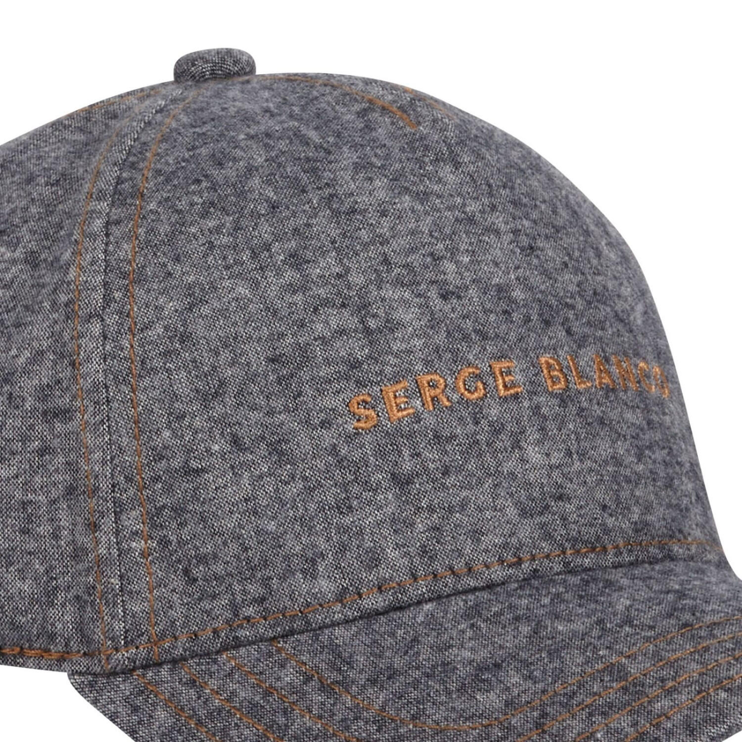 Casquette Baseball homme chambray effet denim Jean 2/5