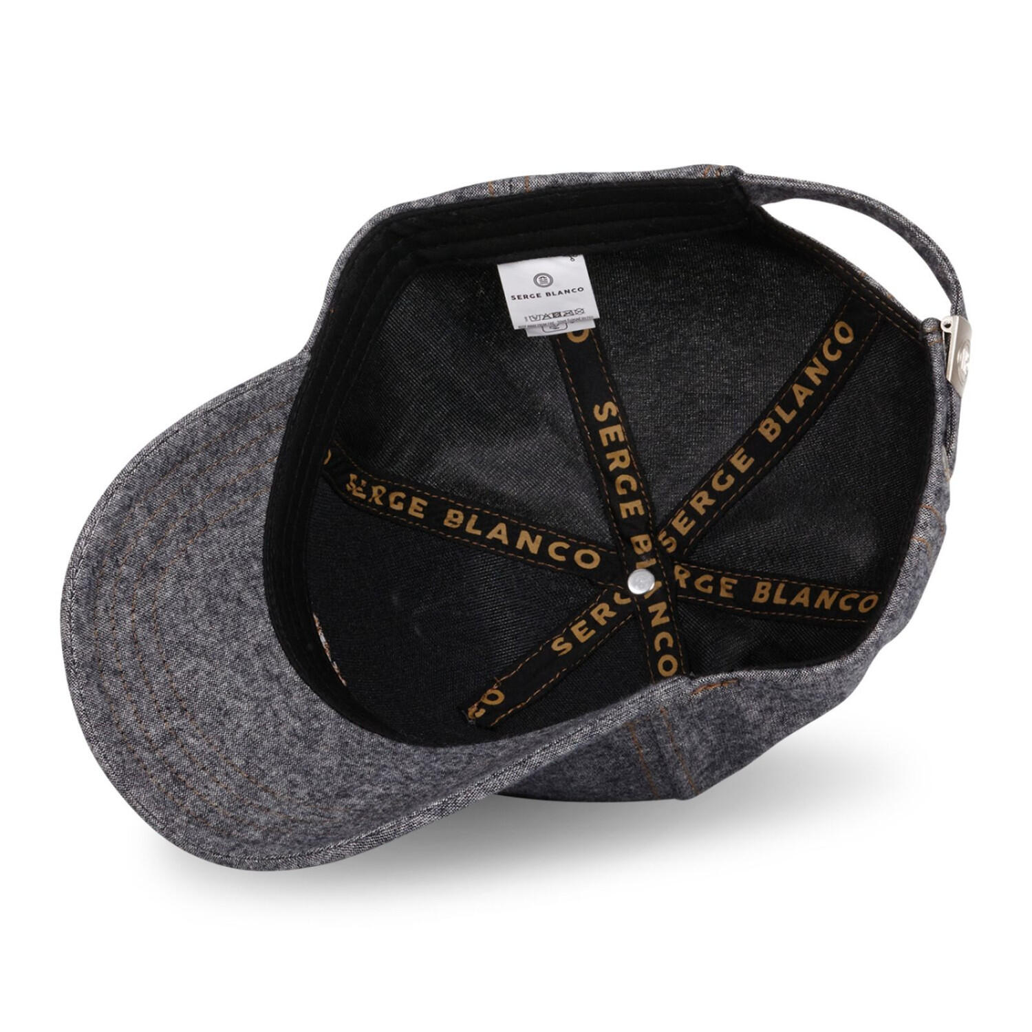 Casquette Baseball homme chambray effet denim Jean 4/5
