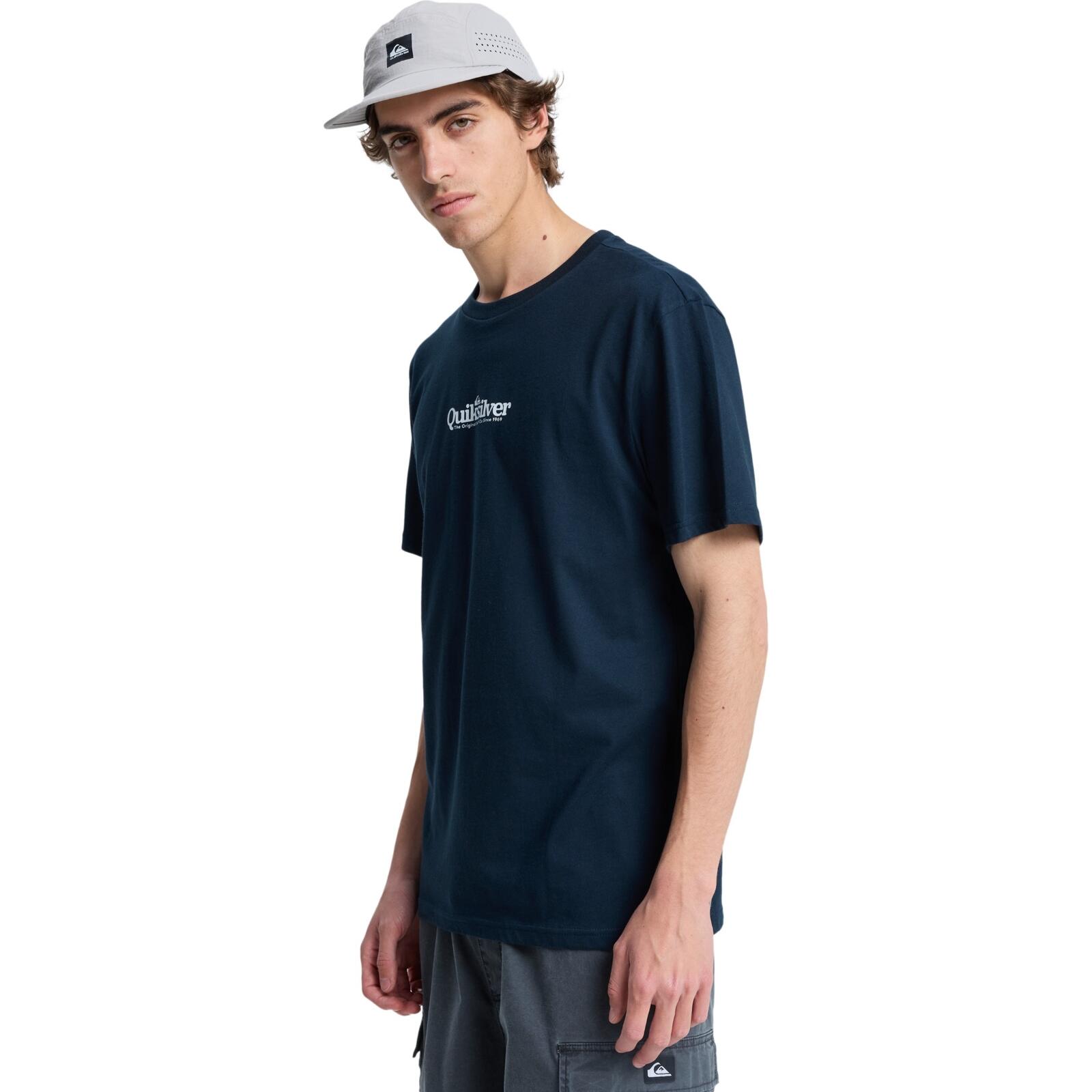 Quiksilver Fineline T-Shirt-Dark Navy 2/7