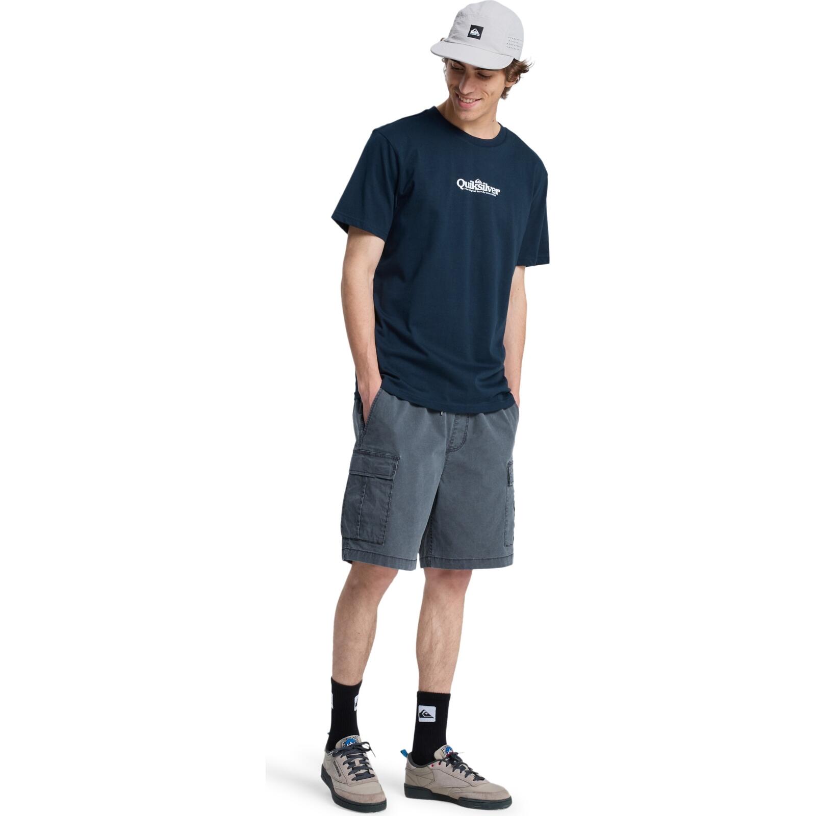 Quiksilver Fineline T-Shirt-Dark Navy 4/7