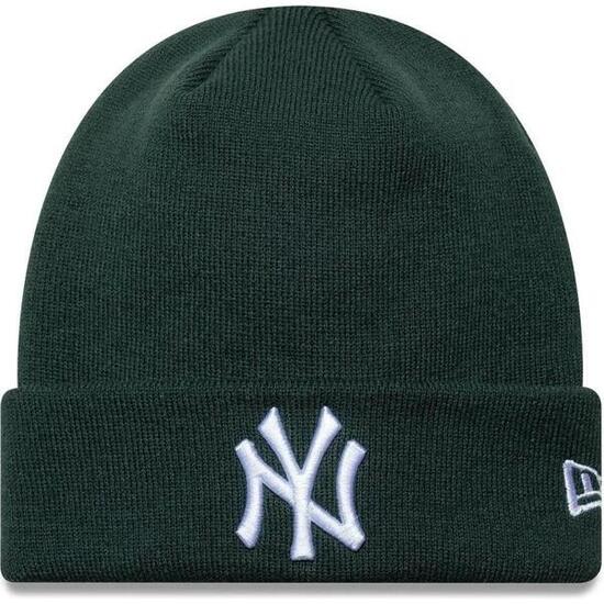 Cappello invernale New Era League Essential New York Yankees verde scuro/bianco