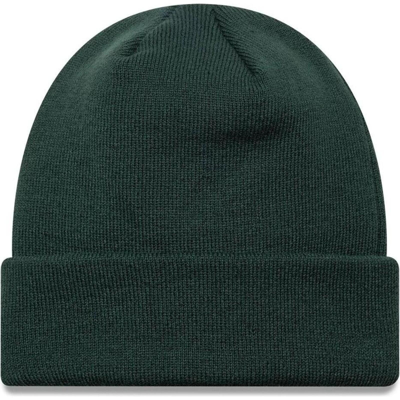 Gorro de invierno New Era League Essential New York Yankees verde oscuro/blanco 2/3