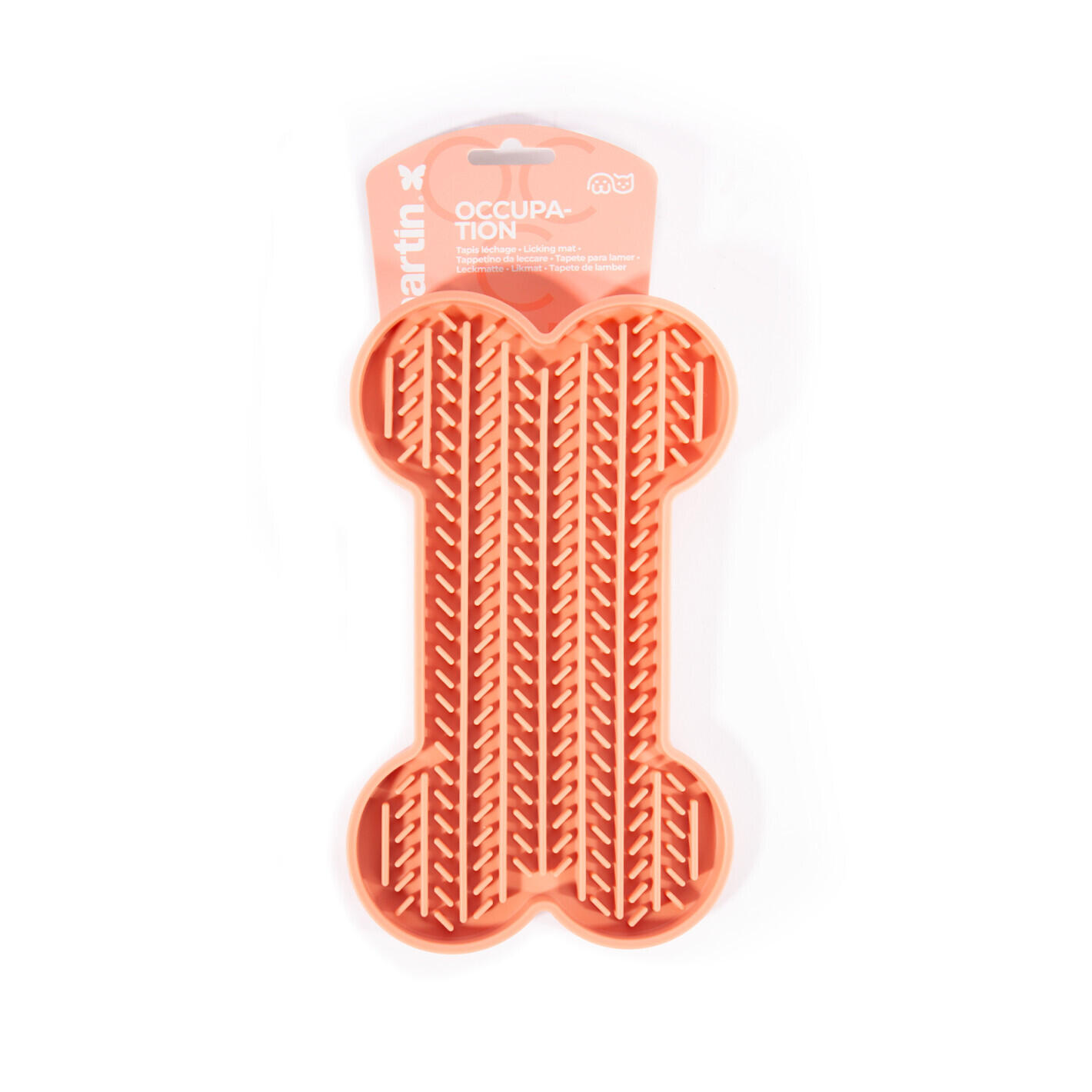 Tapis de léchage os silicone Martin Sellier 3/4