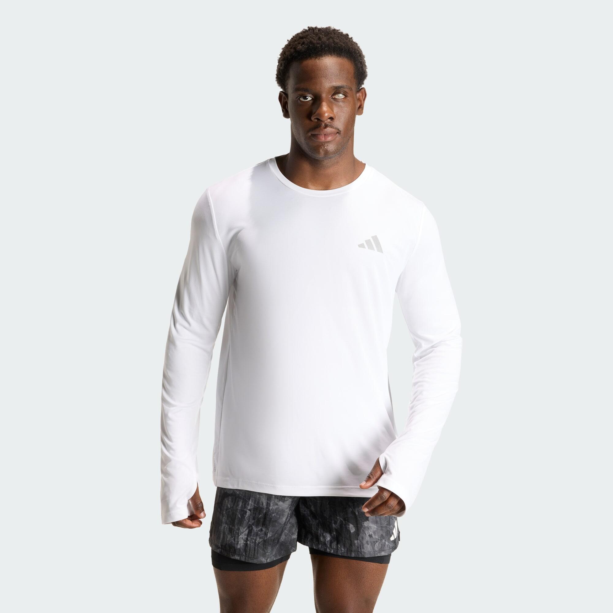 Adidas - Haut Manches Longues Adi365 Running Essentials - T-shirt Manches Longues - Blanc - Decathlon