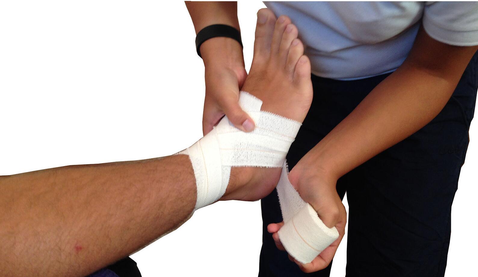 LOT Fascia elastica adesiva per contenzione morbida - Strapping Distorsione 5/7