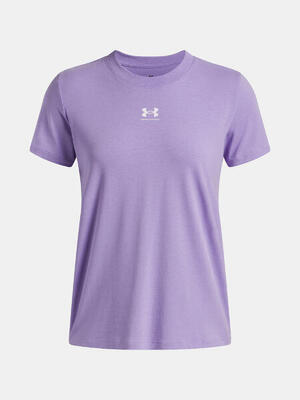 Dames t-shirt under armour rival core transparant/wit