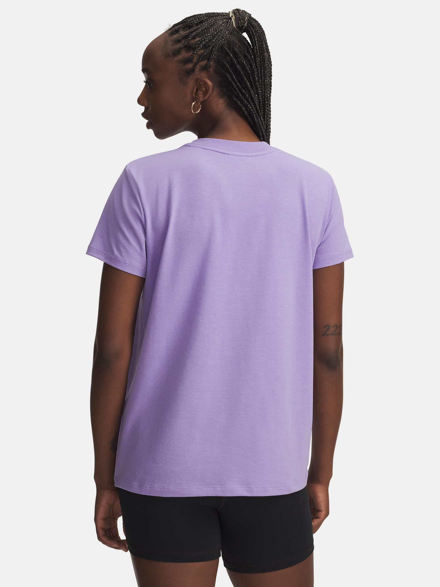 Maglietta da donna Under Armour Rival Core trasparente/bianca 4/4