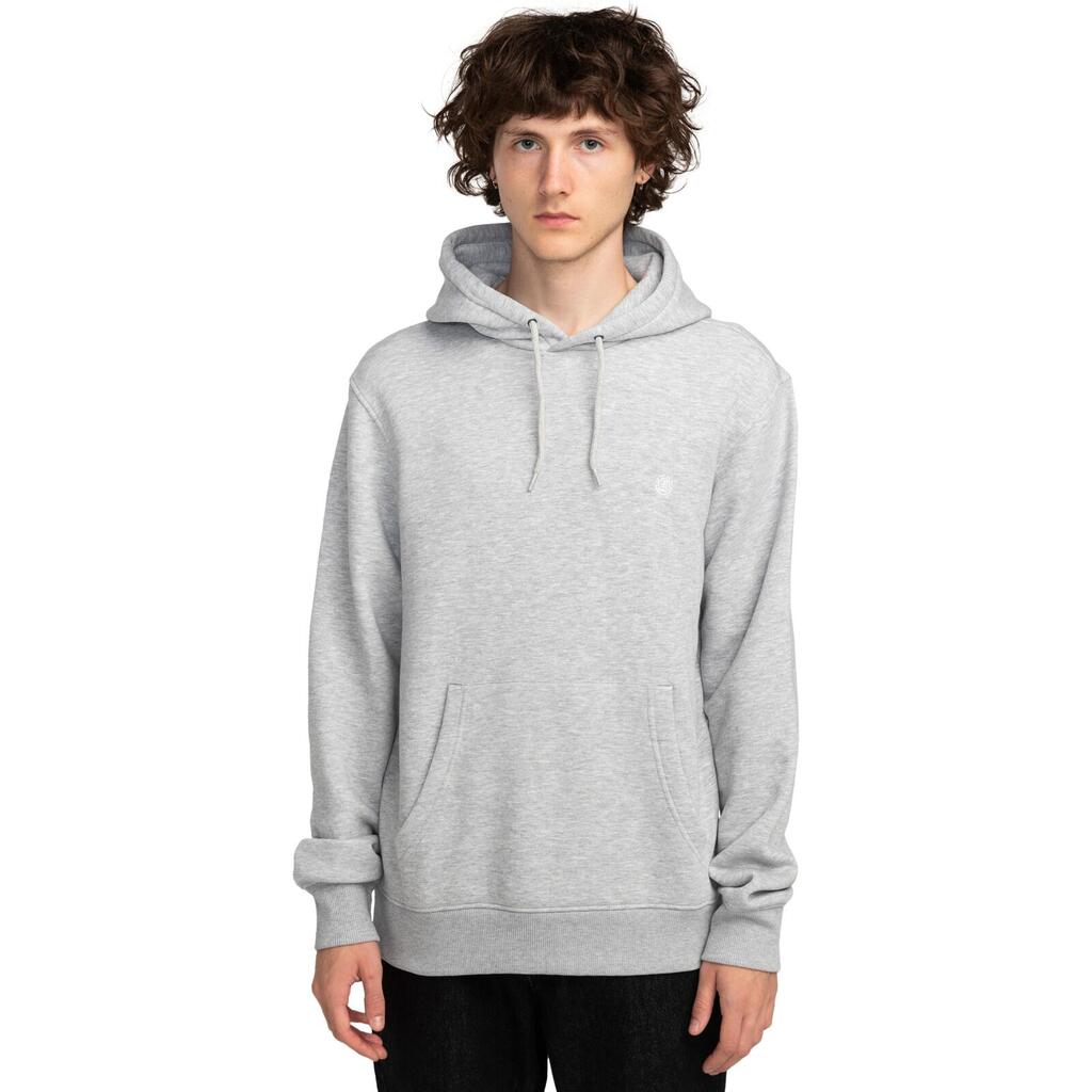 Element Icon Embroidery Hoodie-Mid Grey Heather