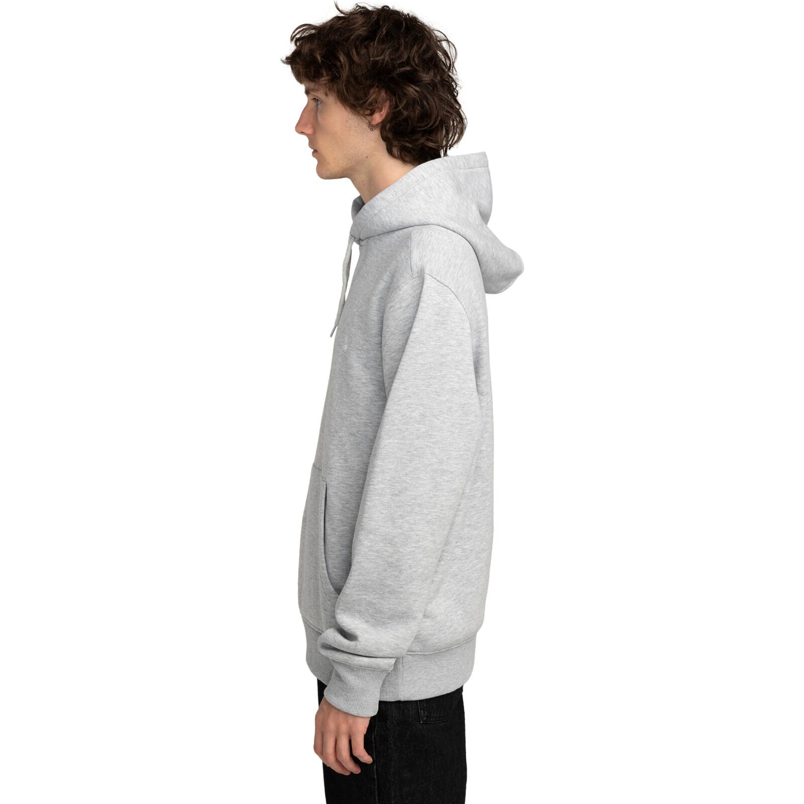 Element Icon Embroidery Hoodie-Mid Grey Heather 3/7