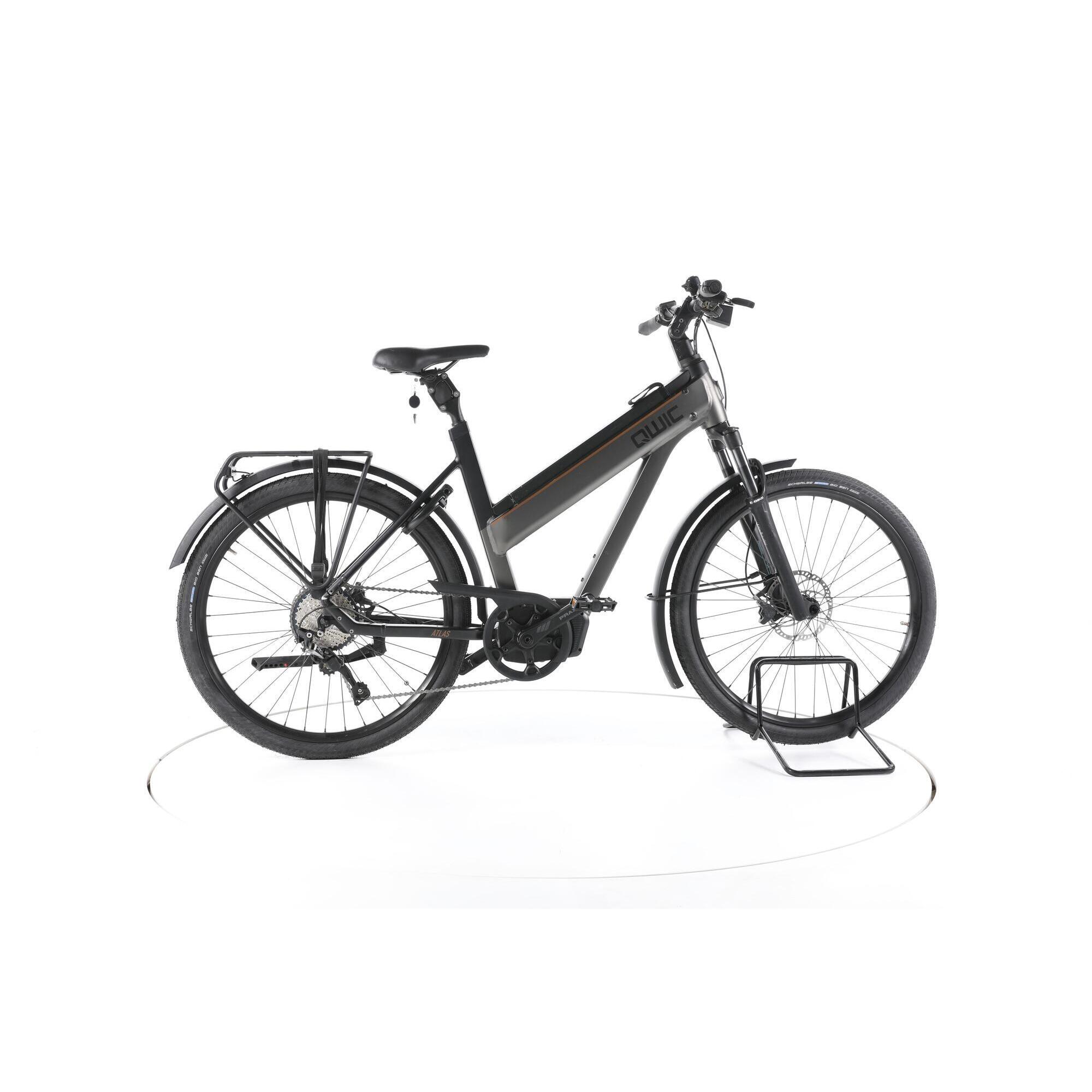 Qwic - Reconditionné - Qwic Atlas Derailleur Trekking Vélo Électrique - Très Bon - Vélo De Voyage - Noir - Grand - Decathlon