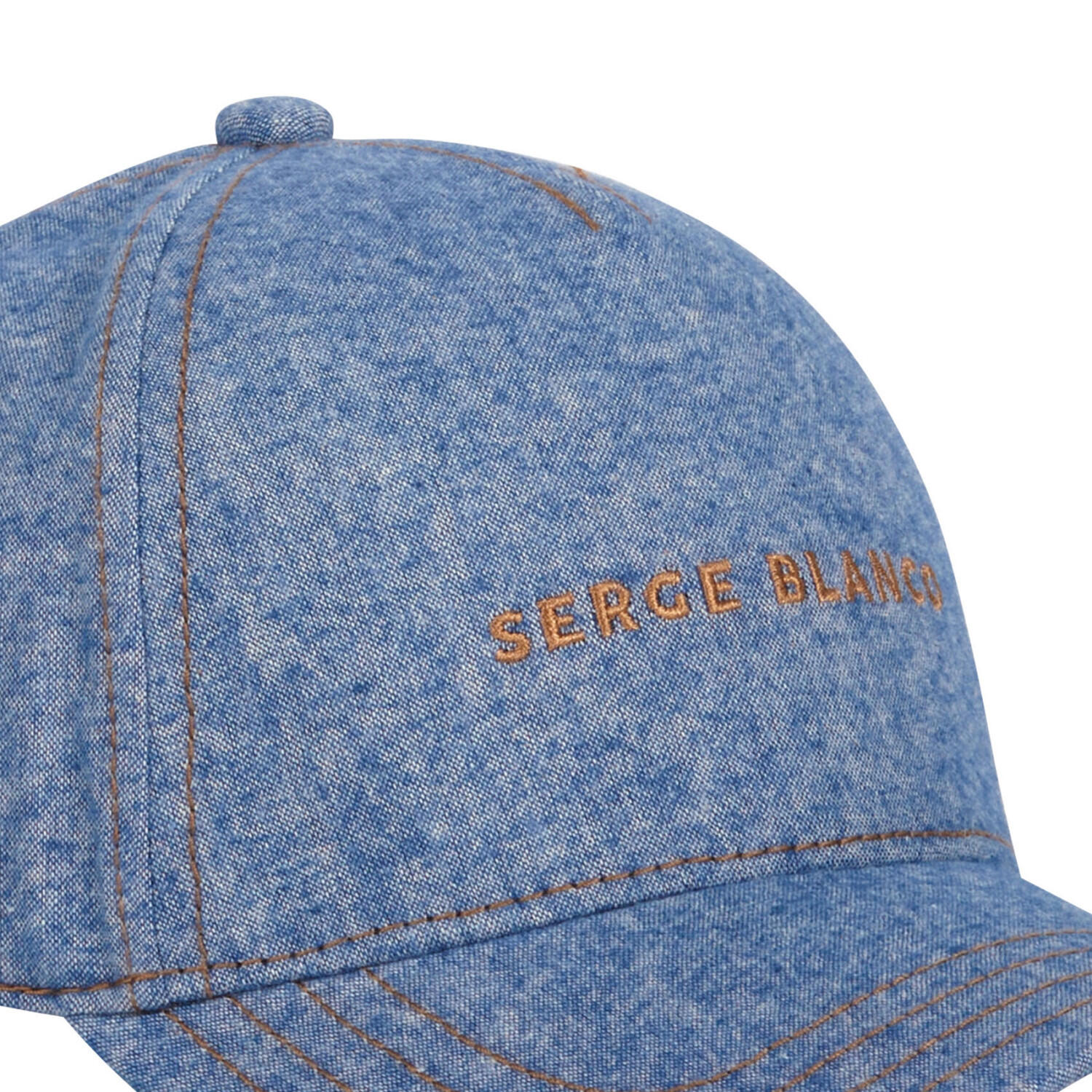 Casquette Baseball homme chambray effet denim Jean 2/5