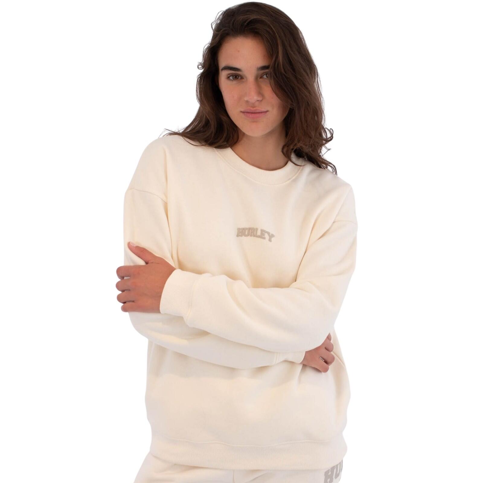 Hurley Stadium Sweatshirt-Pearl Ivory 1/5