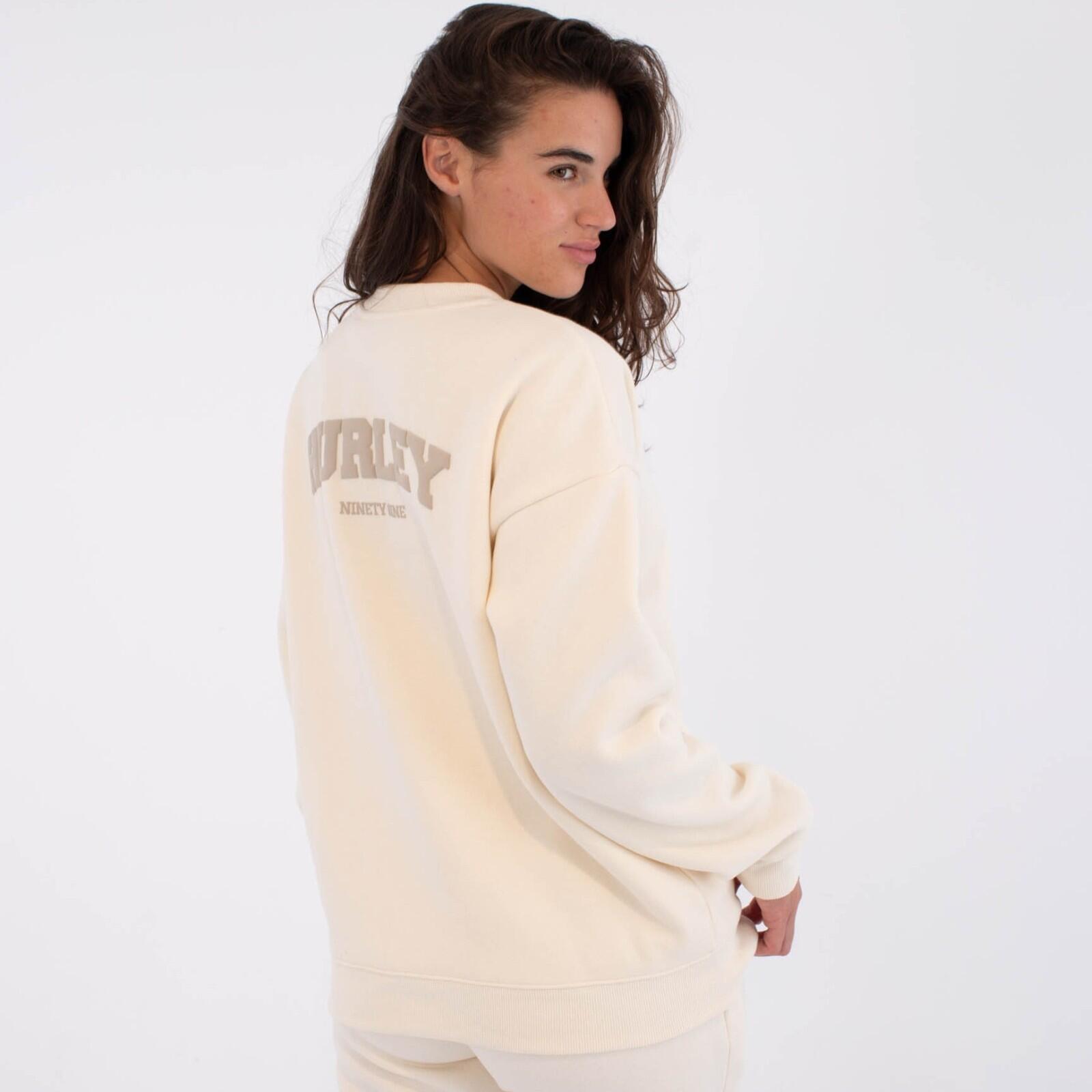Hurley Stadium Sweatshirt-Pearl Ivory 4/5