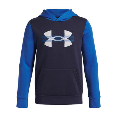 Junior hoodie under armour rival colorblock graphic