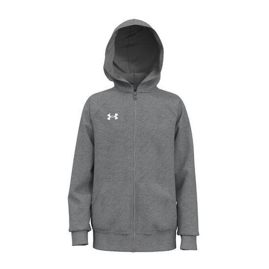Sweatshirt à capuche molleton full zip enfant Under Armour Rival