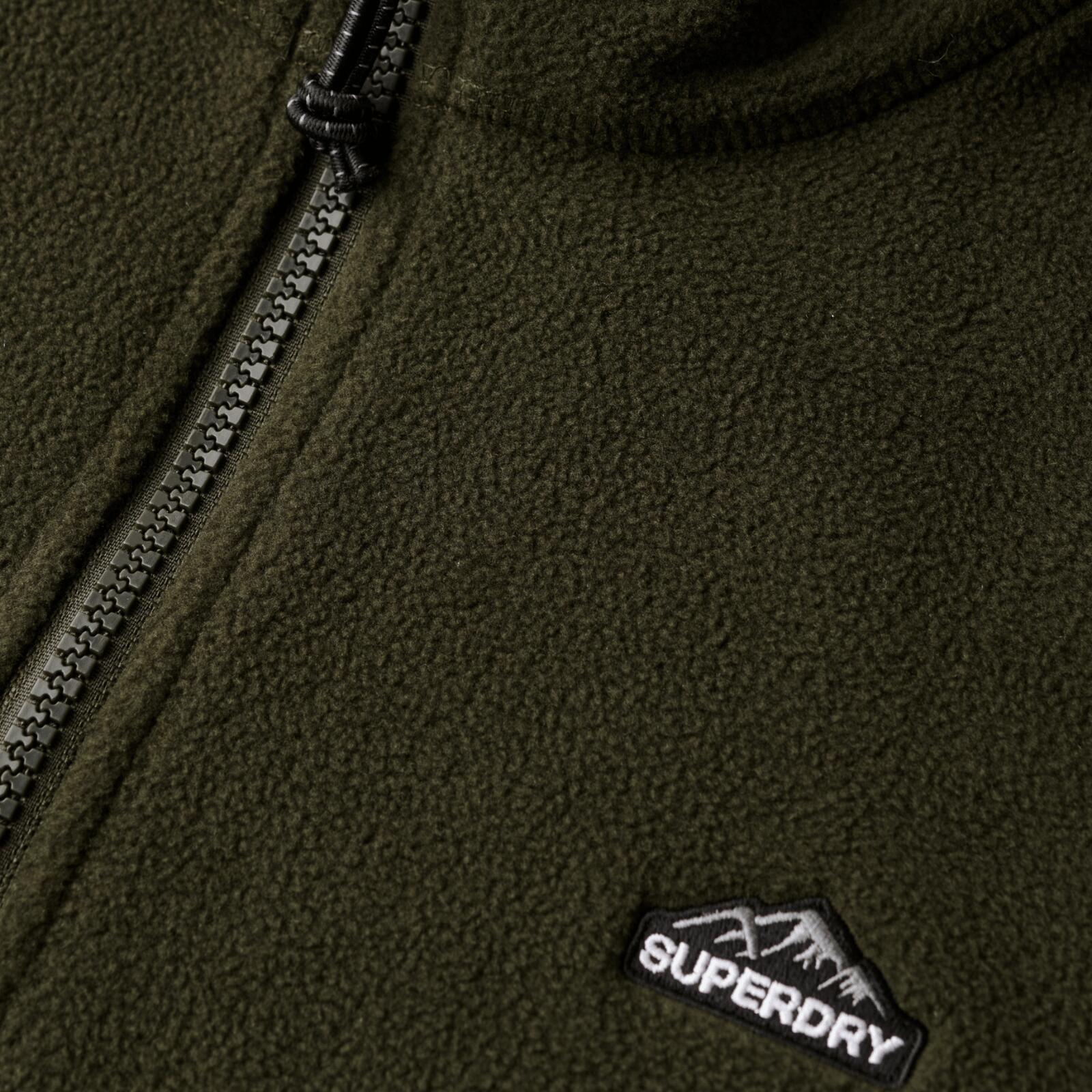 Fleece Superdry Fleece Verde Oliva 5/5