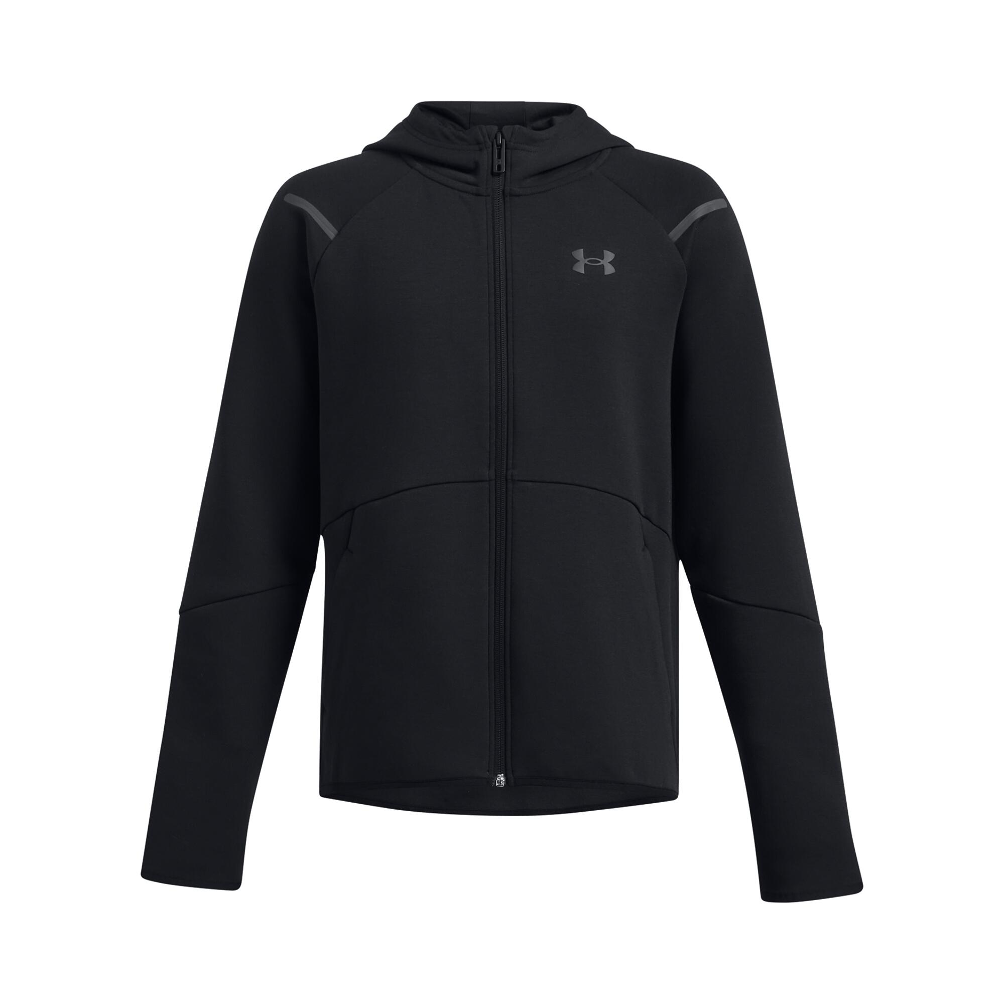 UNDER ARMOUR Felpa con cappuccio zip per bambini Under Armour Unstoppable Fleece