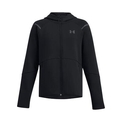 Zipped fleece hoodie voor kinderen under armour unstoppable fleece