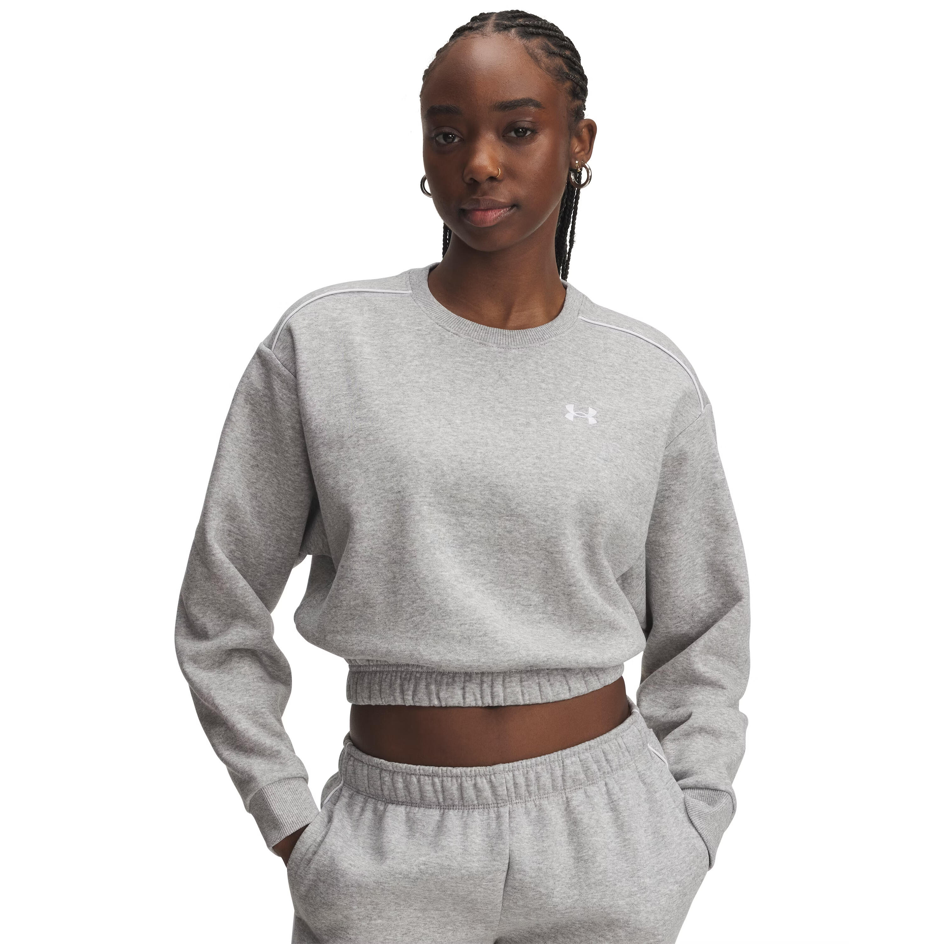Sweatshirt femme Under Armour Rival Piped 1/3