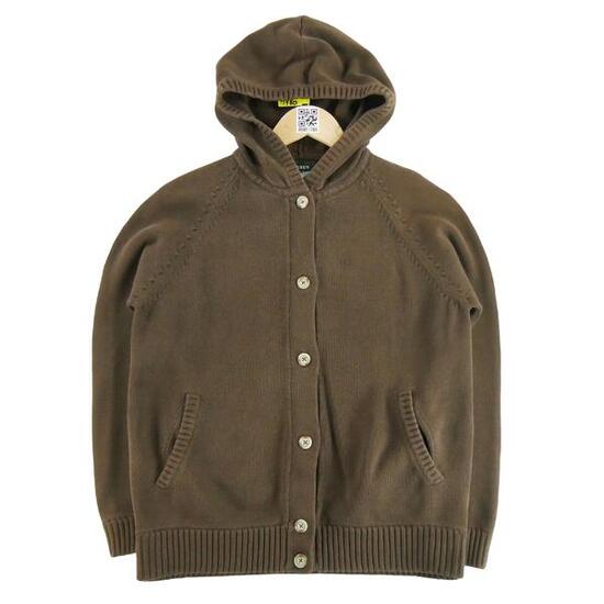 Seconda Mano - Maglione cardigan marrone da donna - Stato buono