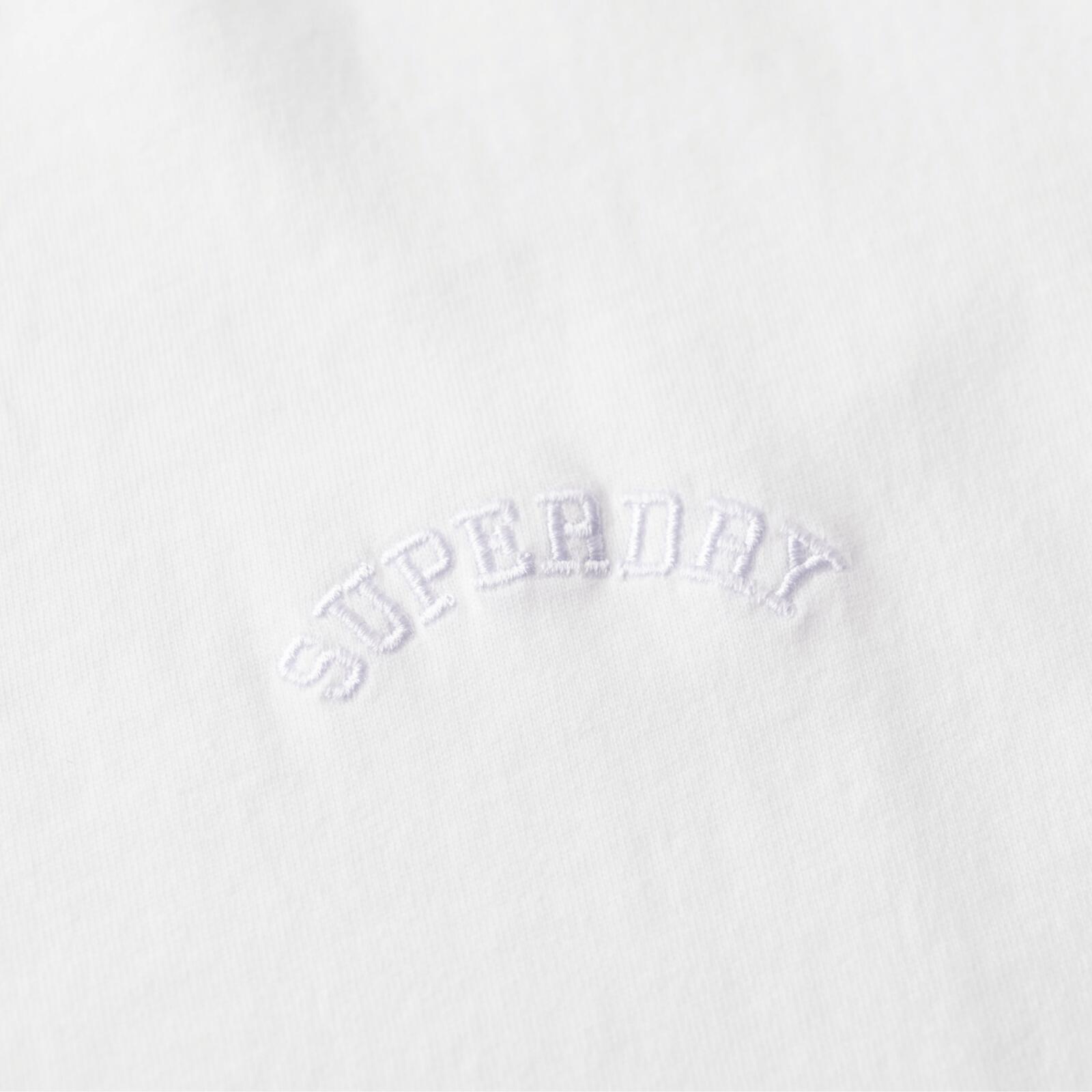 T-Shirt Blanc Femme Superdry W1011644A - L 4/6