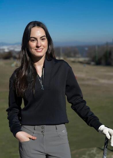 Maglia da golf donna Swinley – Morbida elastica half-zip asciugatura rapida